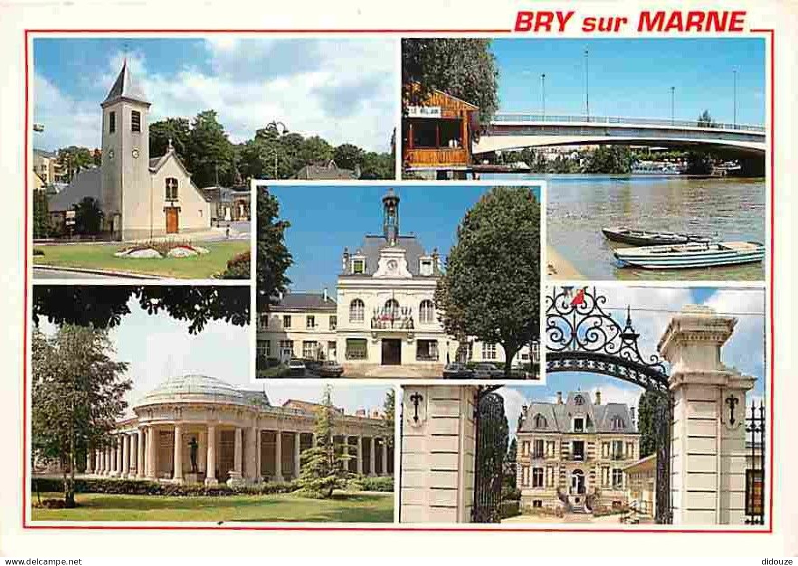 94 - Bry Sur Marne - Multivues - Flamme Postale De Bry Sur Marne - CPM - Voir Scans Recto-Verso - Bry Sur Marne