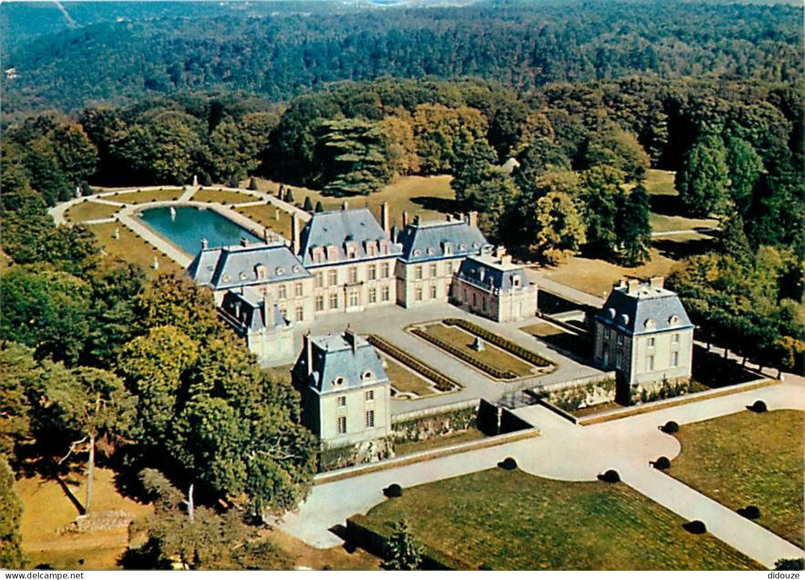 78 - Choisel - Le Château De Breteuil - Vue Aérienne Du Château Et De Son Parc De 70 Hectares - CPM - Carte Neuve - Voir - Other & Unclassified