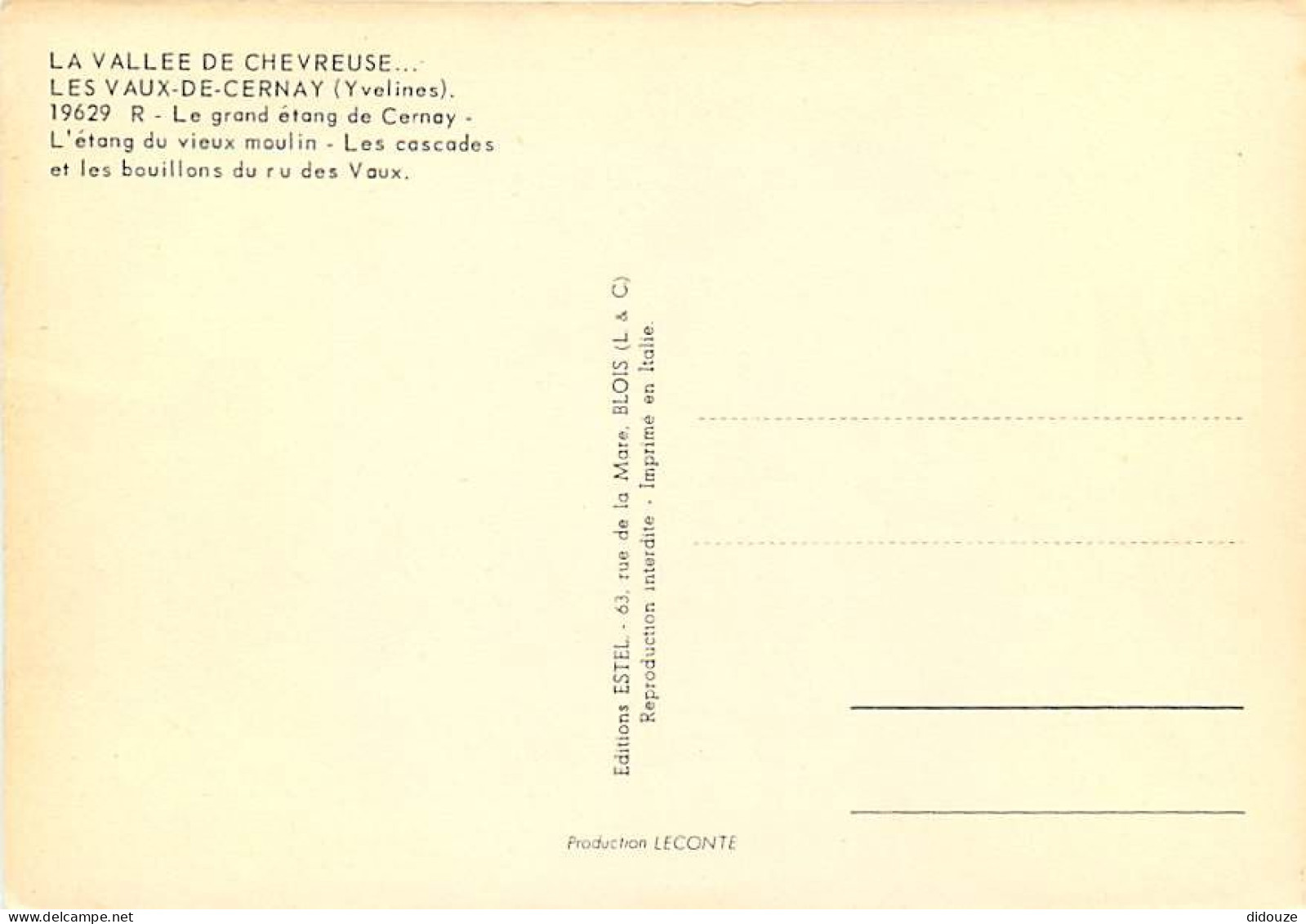 78 - Les Vaux De Cernay - Multivues - CPM - Carte Neuve - Voir Scans Recto-Verso - Autres & Non Classés