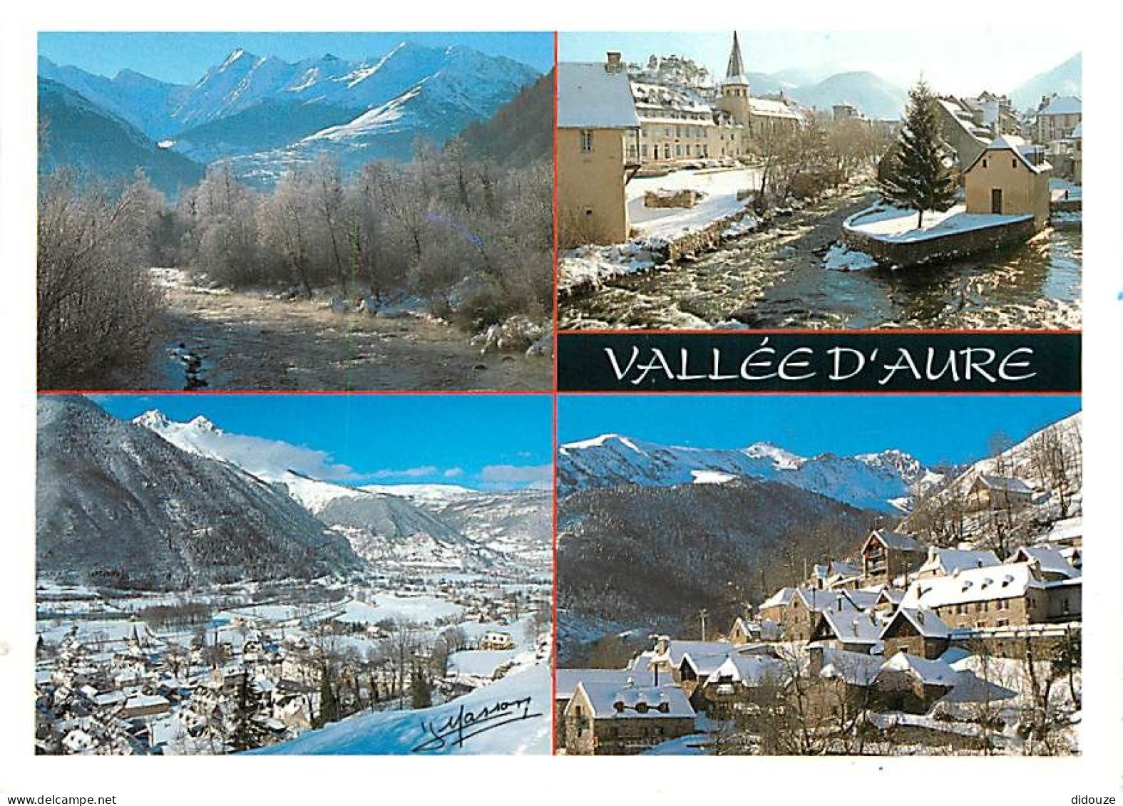 65 - Hautes Pyrénées - Vallée D'Aure - Multivues - Hiver - Neige - CPM - Voir Scans Recto-Verso - Altri & Non Classificati