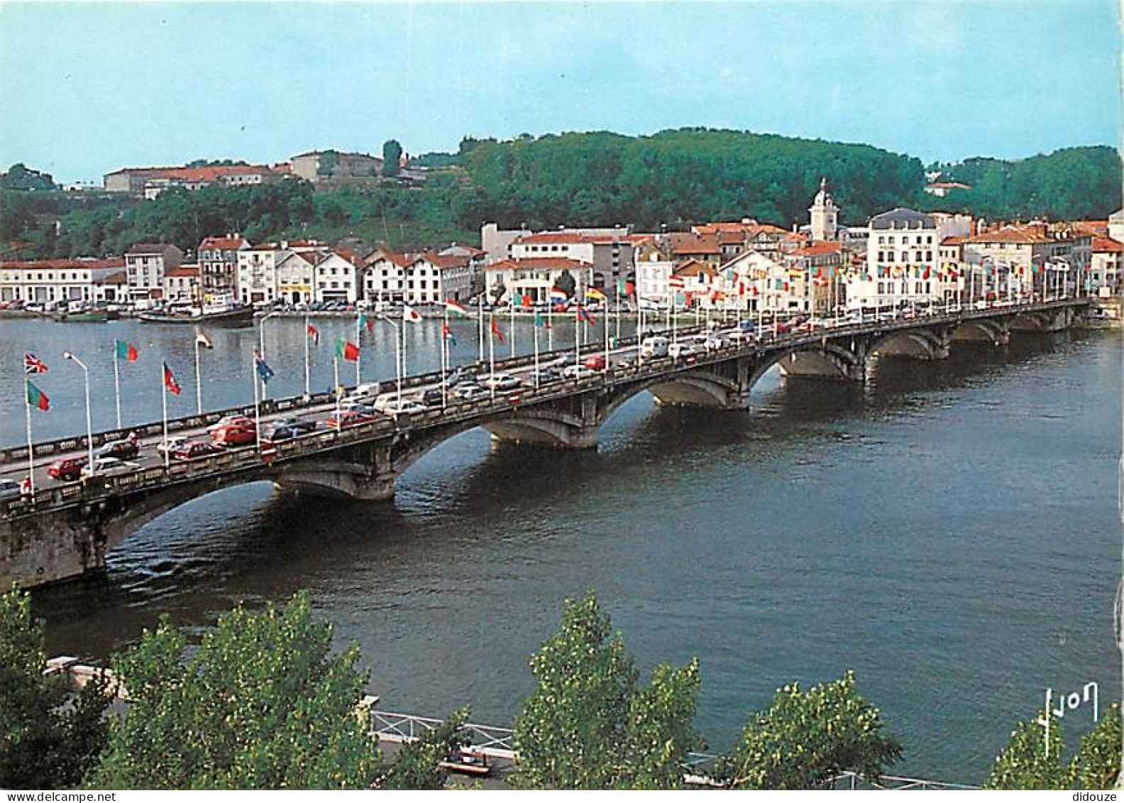 64 - Bayonne - Le Pont Saint-Esprit Qui Enjambe L'Adour. Au Fond  La Citadelle Construite Par Vauban - Carte Neuve - CPM - Bayonne