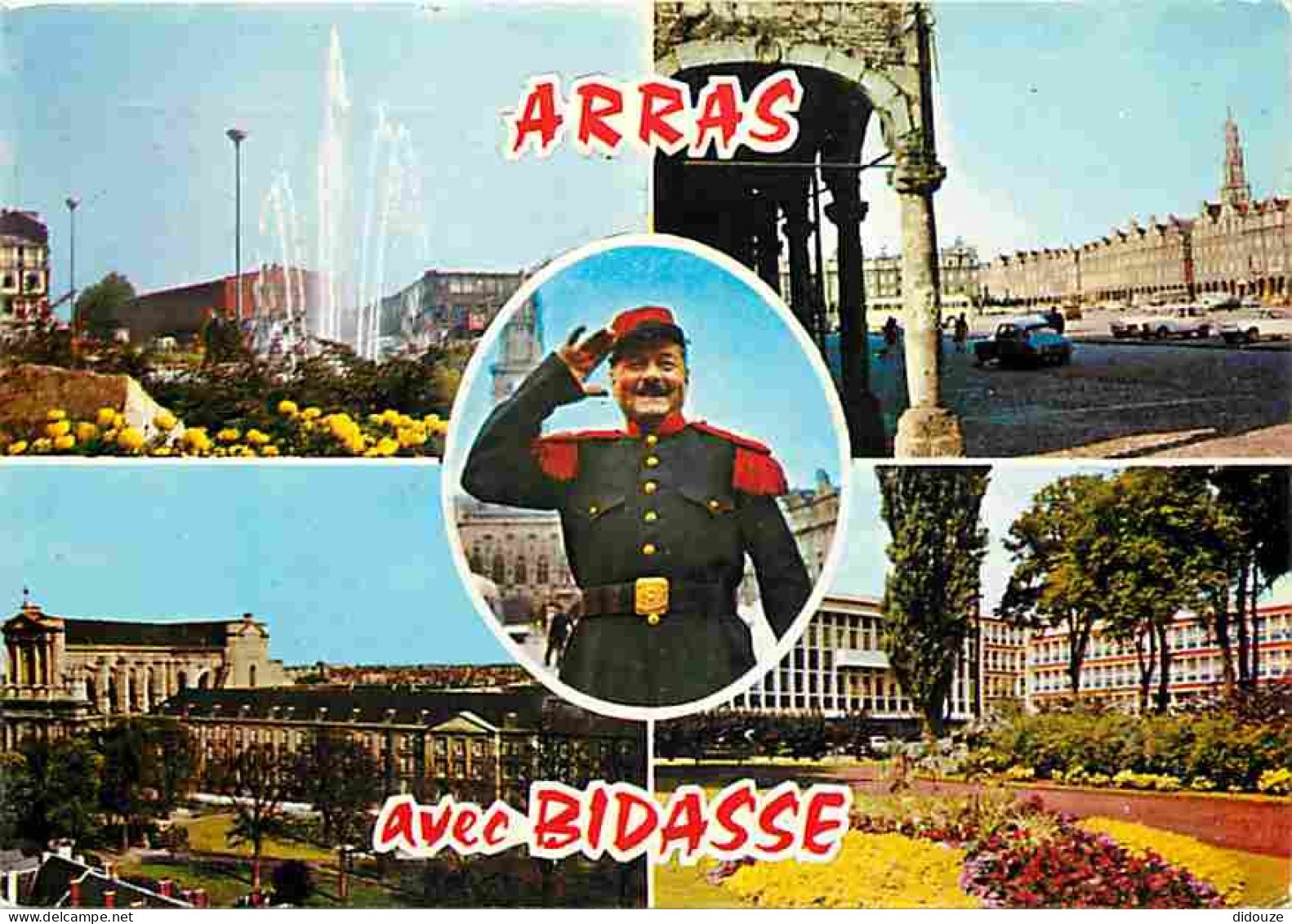 62 - Arras - Multivues - L'Ami Bidasse - Automobiles - Flamme Postale - CPM - Voir Scans Recto-Verso - Arras