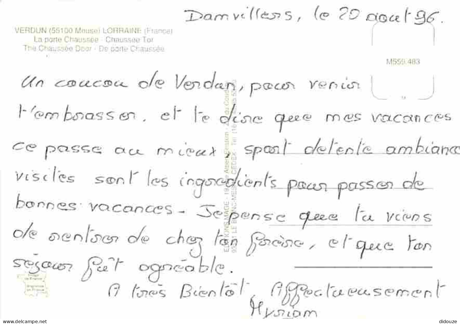 55 - Verdun - La Porte Chaussée - Massifs Floraux - Fleurs - CPM - Voir Scans Recto-Verso - Verdun