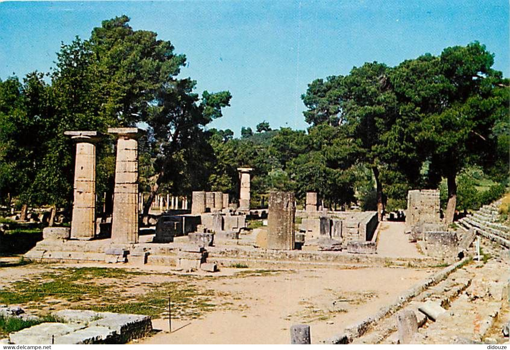 Grèce - Athènes - Athína - Olympie - Temple D'Héra - Carte Neuve - CPM - Voir Scans Recto-Verso - Griechenland