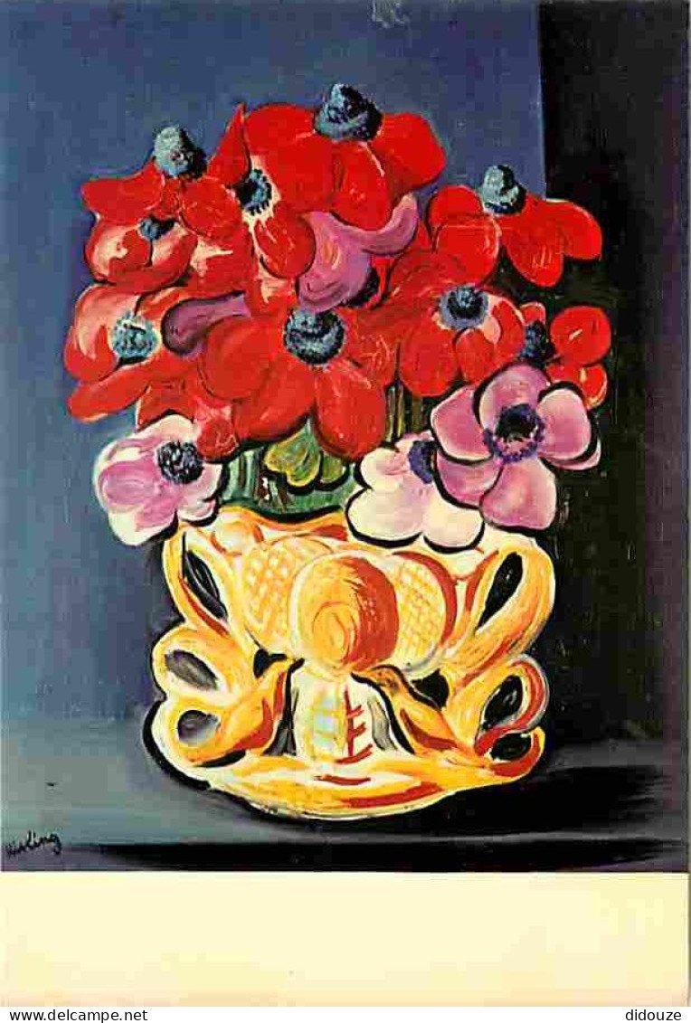 Art - Peinture - Moise Kisling - Le Bouquet D'anémones - Carte Neuve - Musée Des Beaux Arts De Nancy - CPM - Voir Scans  - Peintures & Tableaux