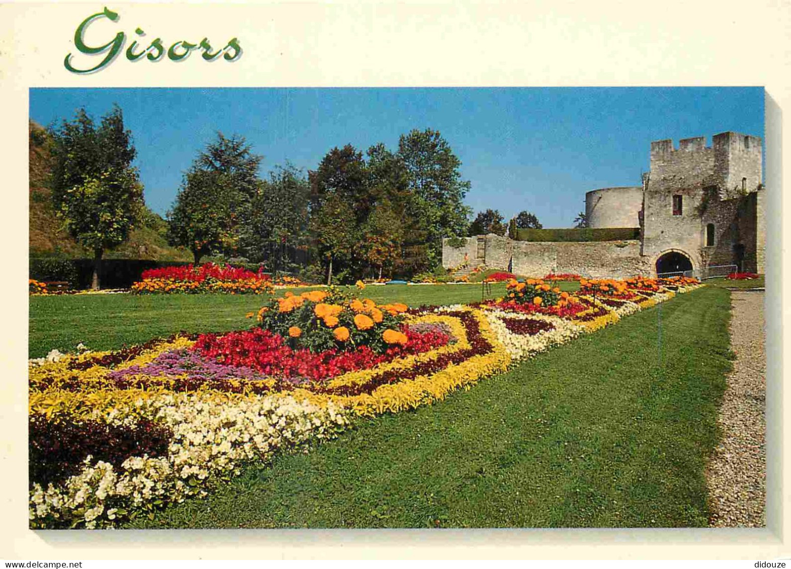 27 - Gisors - Le Château Et Ses Jardins - Fleurs - CPM - Carte Neuve - Voir Scans Recto-Verso - Gisors