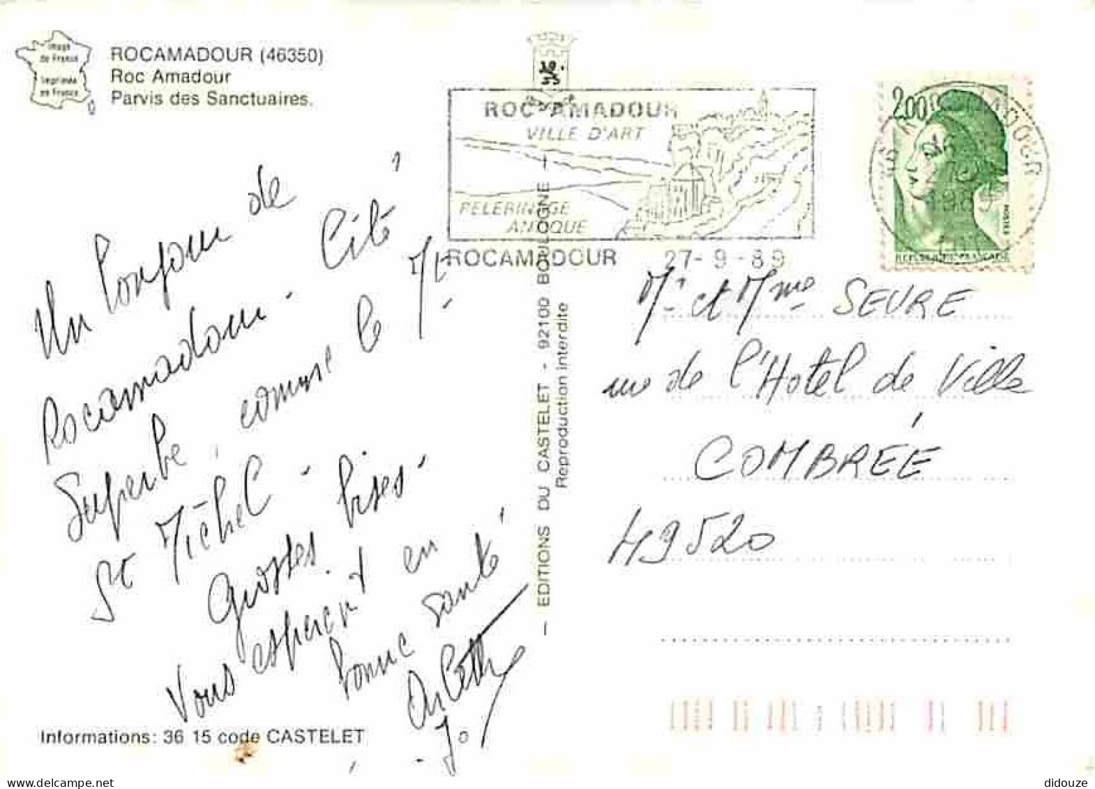46 - Rocamadour - Parvis Des Sanctuaires - CPM - Voir Scans Recto-Verso - Rocamadour