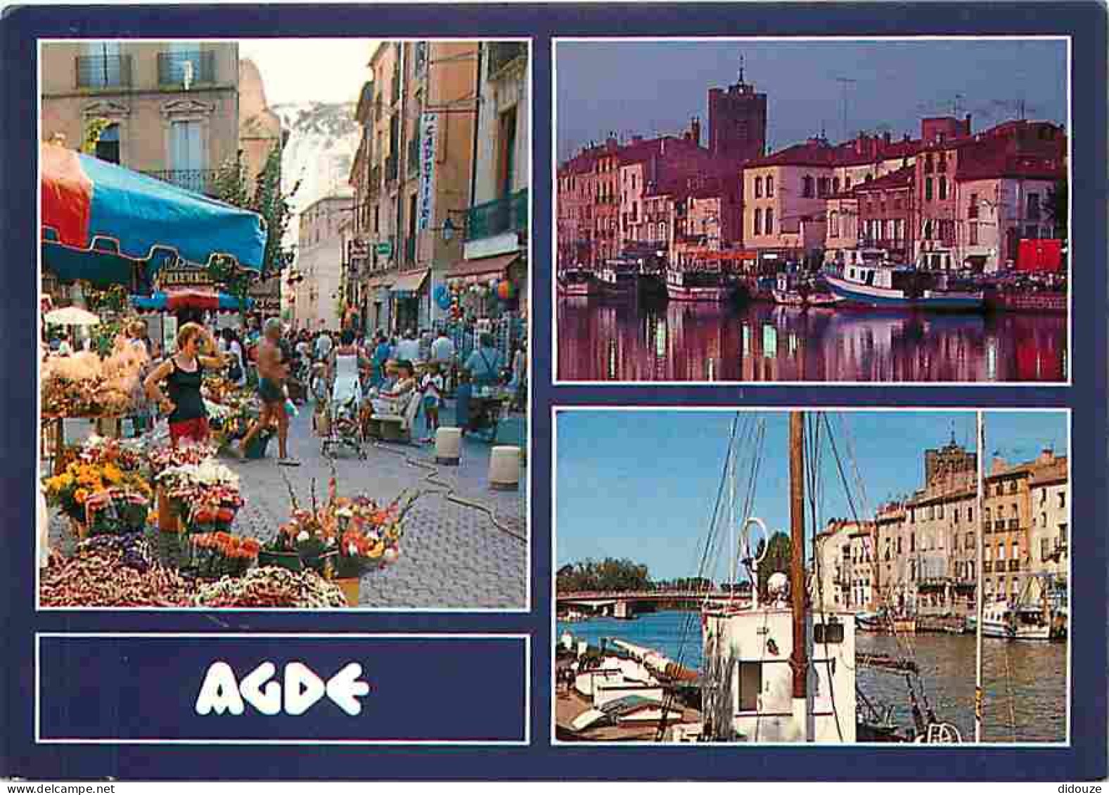 34 - Agde - Multivues - Bateaux - CPM - Voir Scans Recto-Verso - Agde