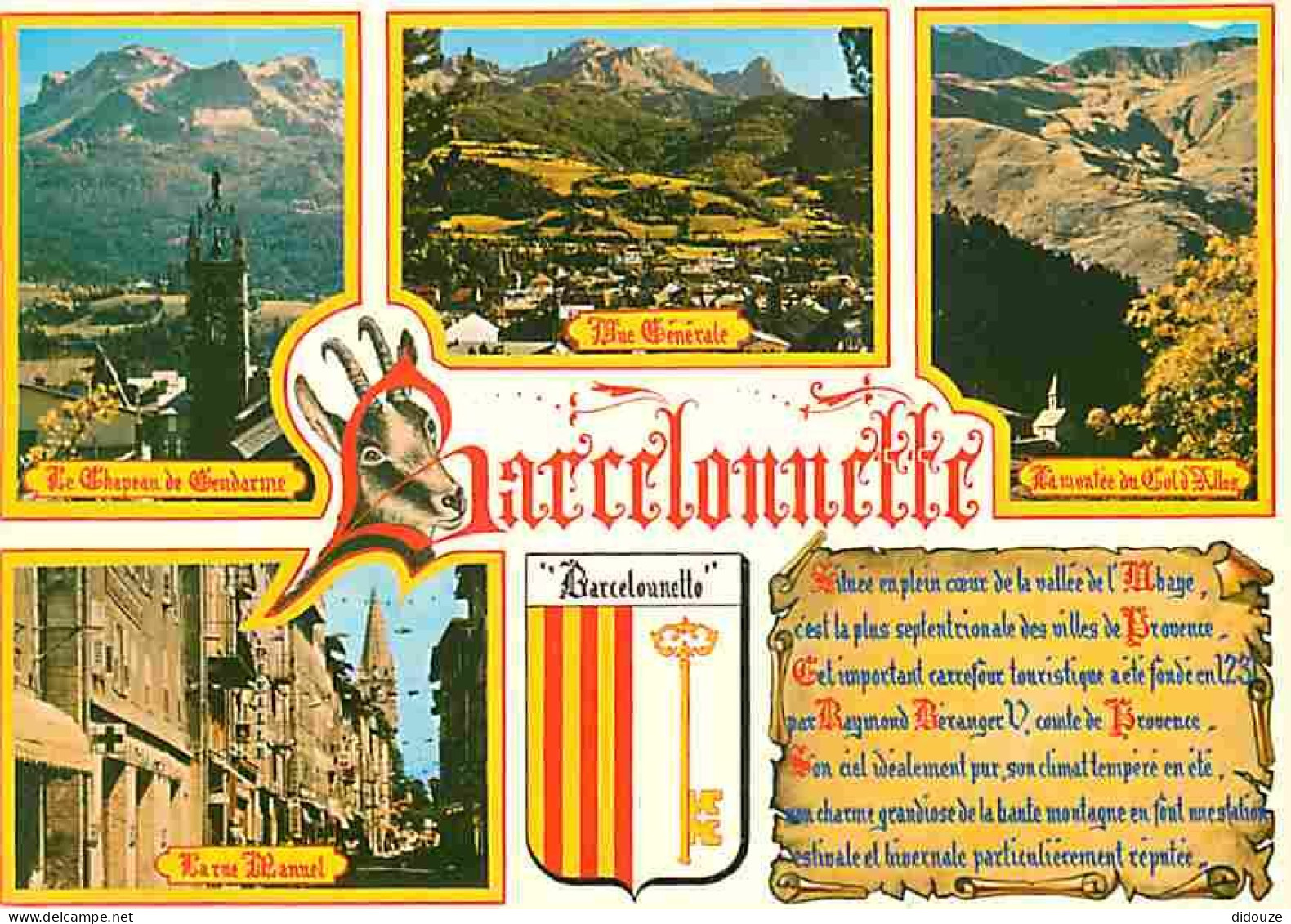 04 - Barcelonnette - Multivues - Blasons - Carte Neuve - CPM - Voir Scans Recto-Verso - Barcelonnette