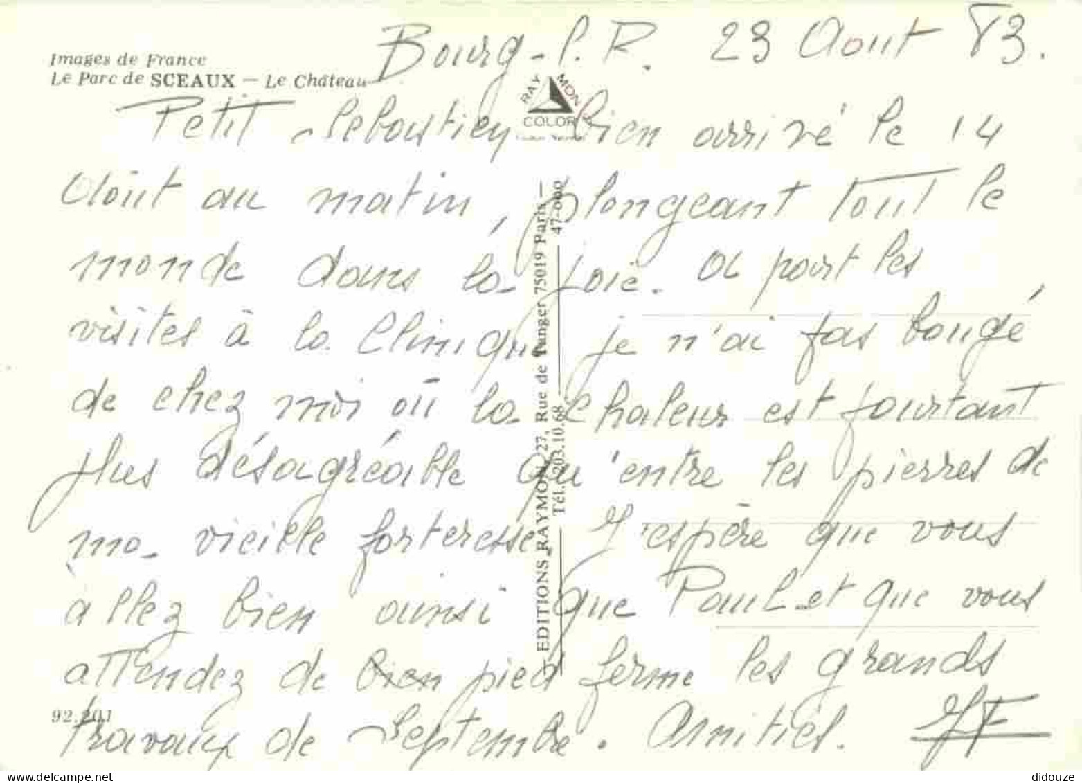 92 - Sceaux - Le Château Et Le Parc De Sceaux - CPM - Voir Scans Recto-Verso - Sceaux