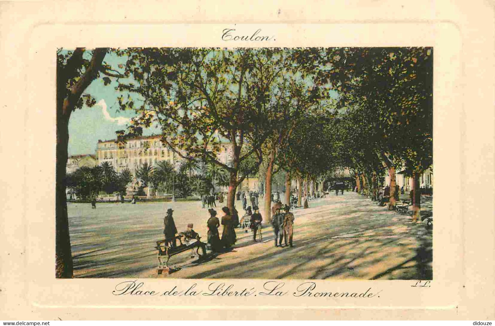 83 - Toulon - Place De La Liberté - La Promenade Des Chartreux - Animée - Colorisée - CPA - Voir Scans Recto-Verso - Toulon