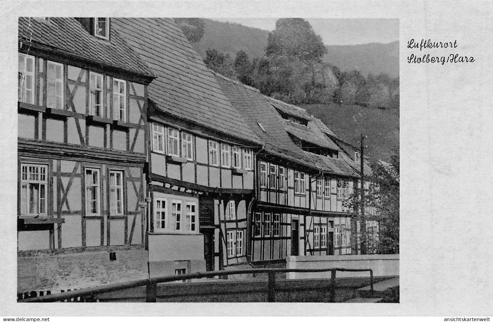 Stolberg/Harz Partie Bei Fachwerkhäusern Ngl #171.874 - Other & Unclassified