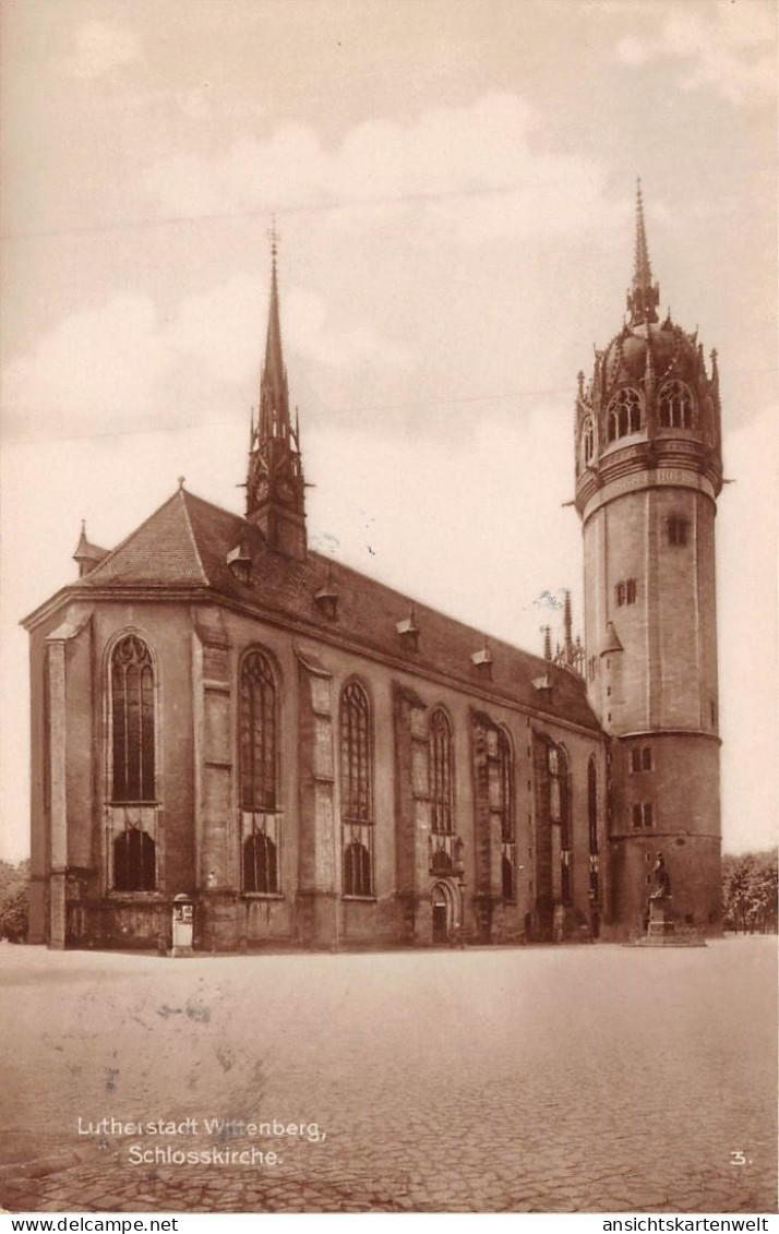 Lutherstadt Wittenberg Schlosskirche Gl1929 #171.863 - Other & Unclassified