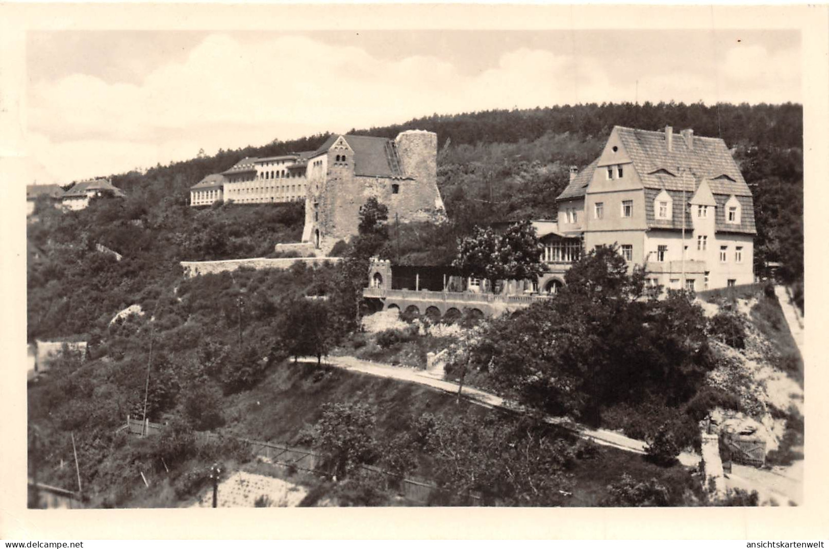 Bad Frankenhausen Blick Zum Hausmannsturm Gl1955 #171.888 - Andere & Zonder Classificatie