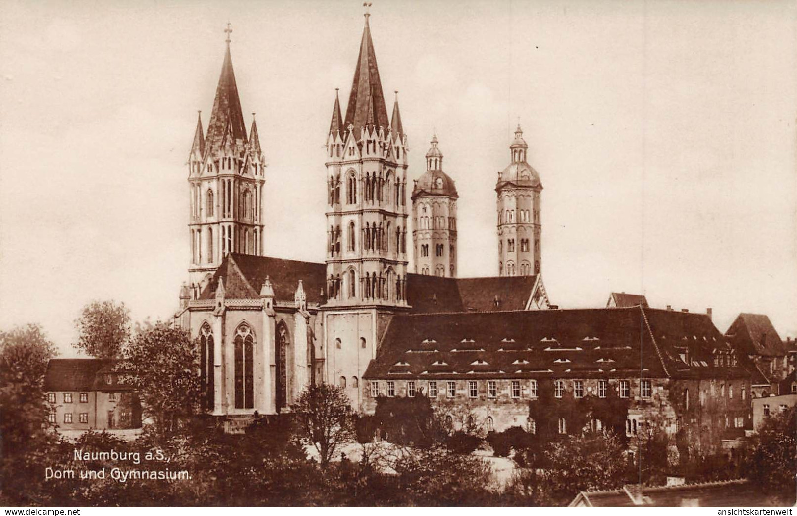 Naumburg (Saale) Dom Und Gymnasium Ngl #171.895 - Autres & Non Classés