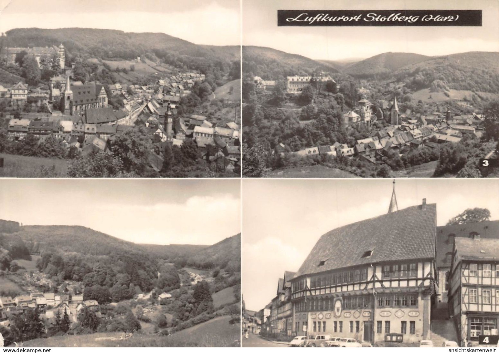 Stolberg/Harz Zechental Rathaus Panorama Gl1968 #171.880 - Other & Unclassified