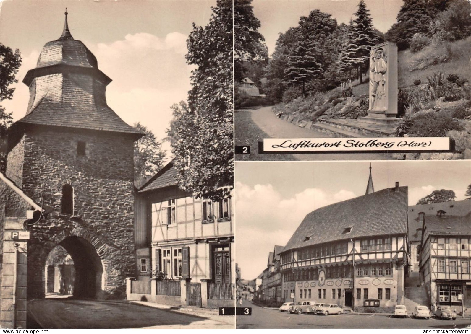 Stolberg/Harz Ritterturm Parkanlage Denkmal Rathaus Ngl #171.878 - Sonstige & Ohne Zuordnung