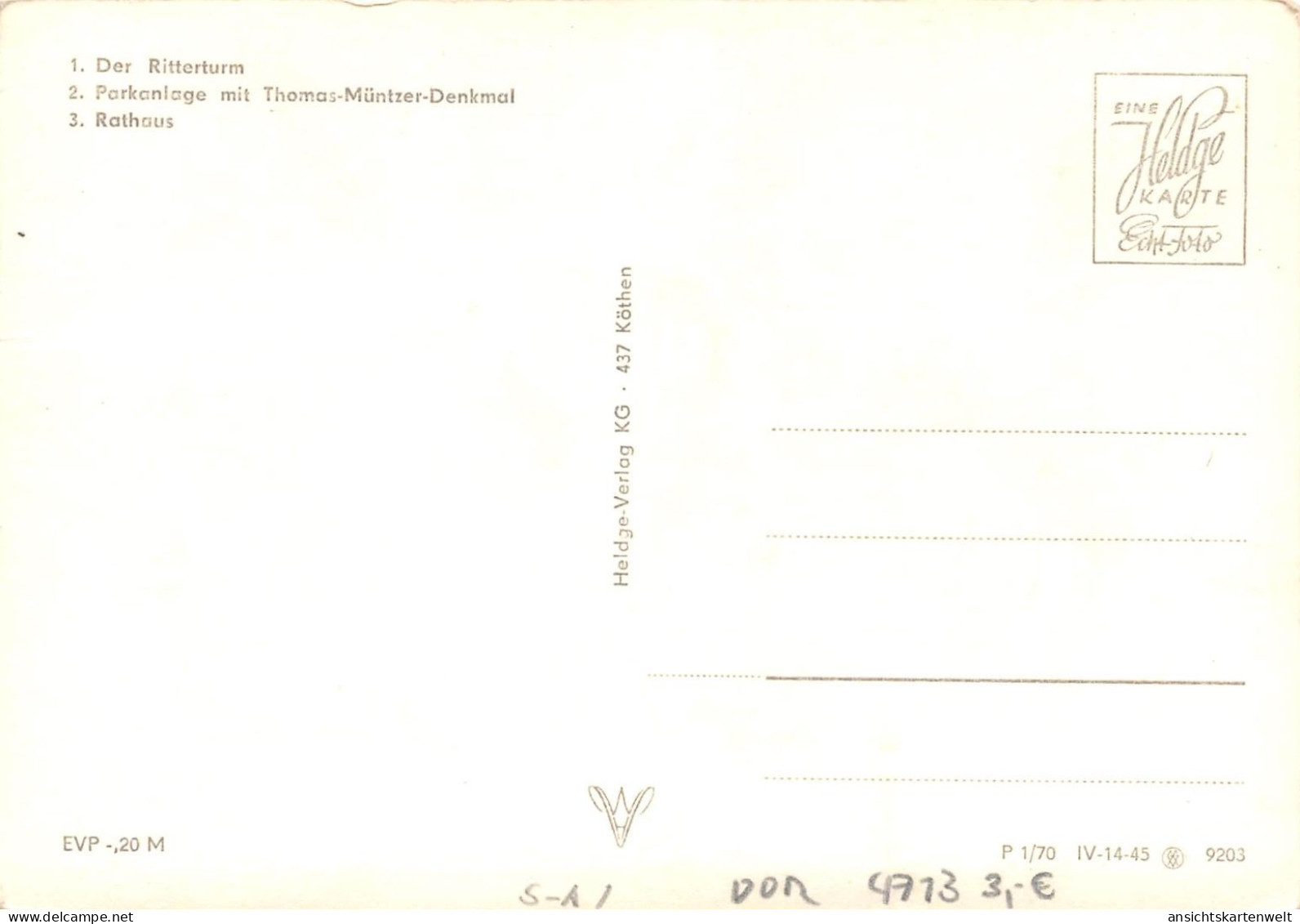 Stolberg/Harz Ritterturm Parkanlage Denkmal Rathaus Ngl #171.878 - Andere & Zonder Classificatie