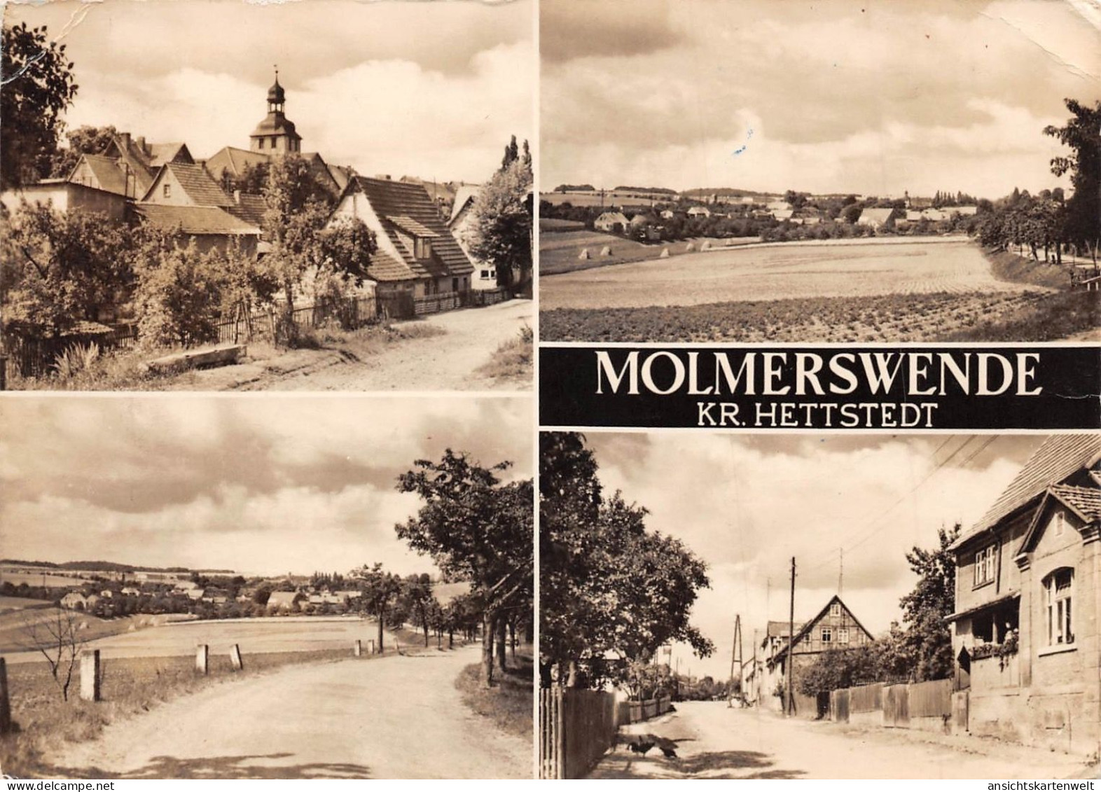 Molmerswende (Kreis Hettstedt) Ortspartien Straßen Gl1966 #171.885 - Autres & Non Classés