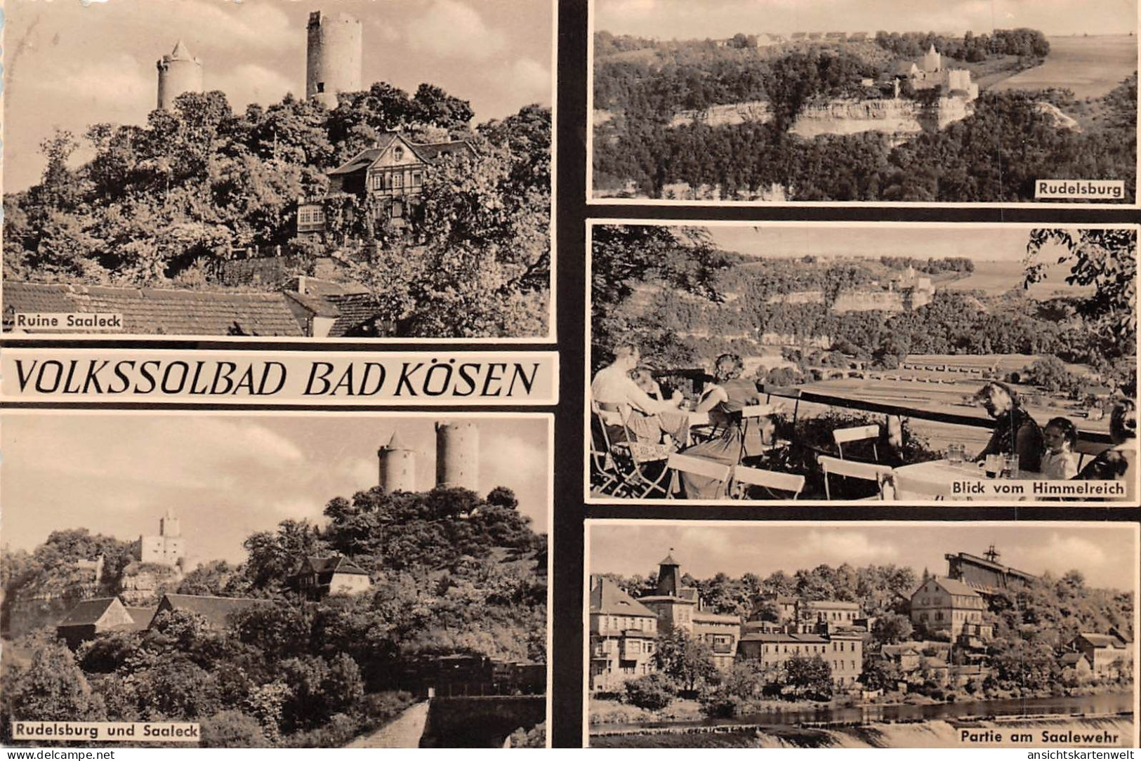 Volkssolbad Bad Kösen Teilansichten Gl1964 #171.908 - Autres & Non Classés