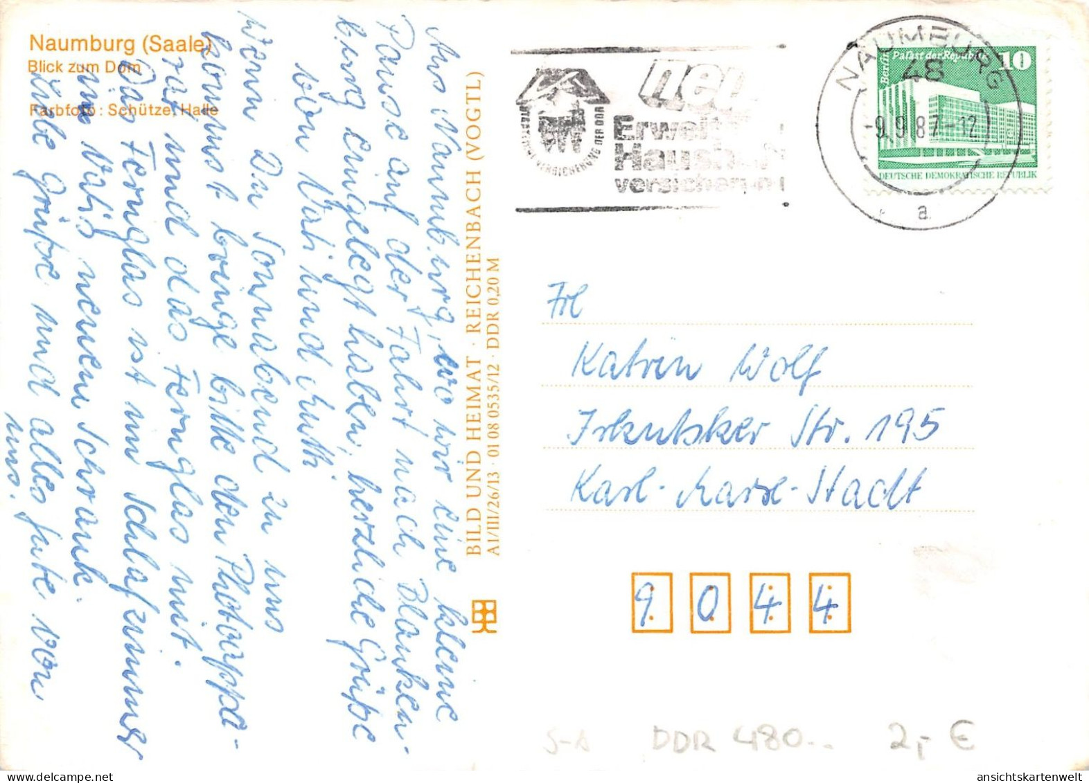 Naumburg (Saale) Dom Gl1987 #171.898 - Andere & Zonder Classificatie