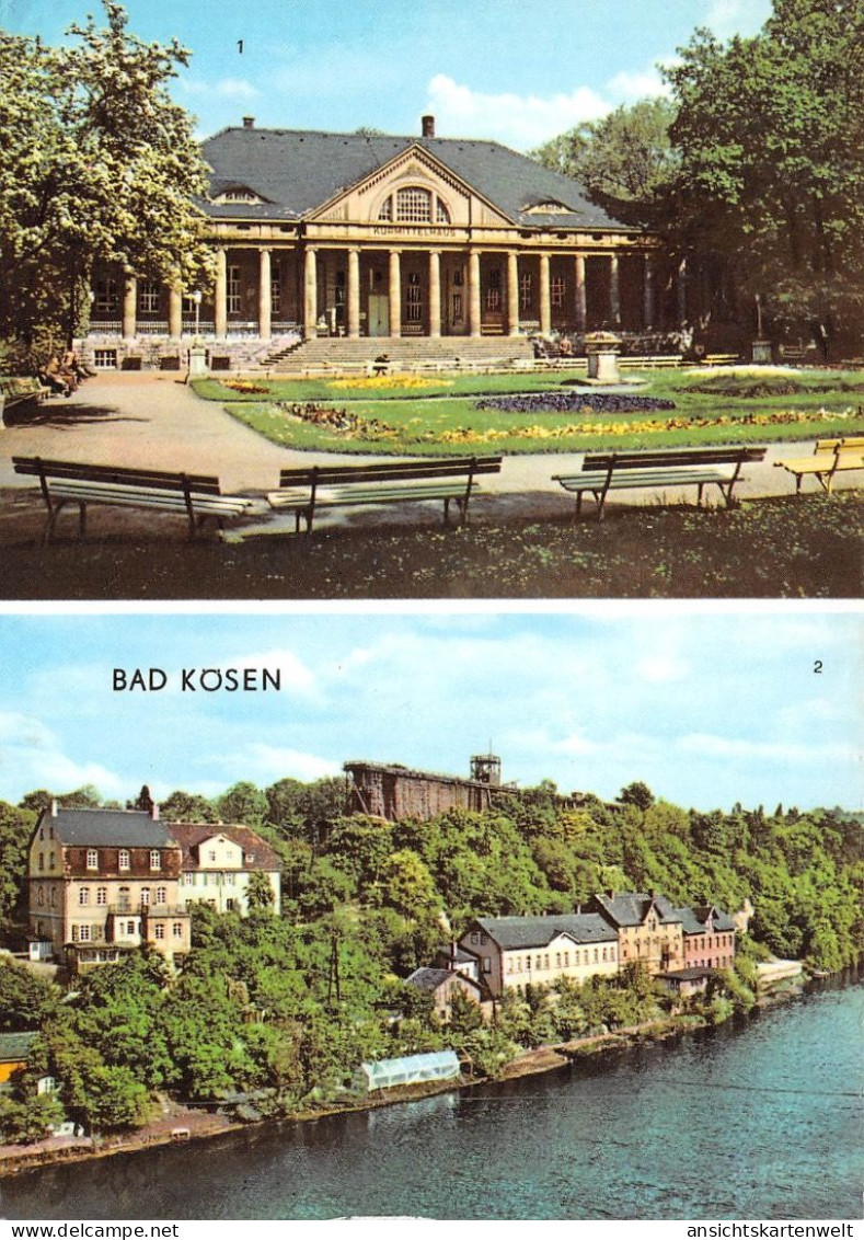 Bad Kösen Kurmittelhaus Blick Zum Gradierwerk Glca.1970 #171.909 - Sonstige & Ohne Zuordnung