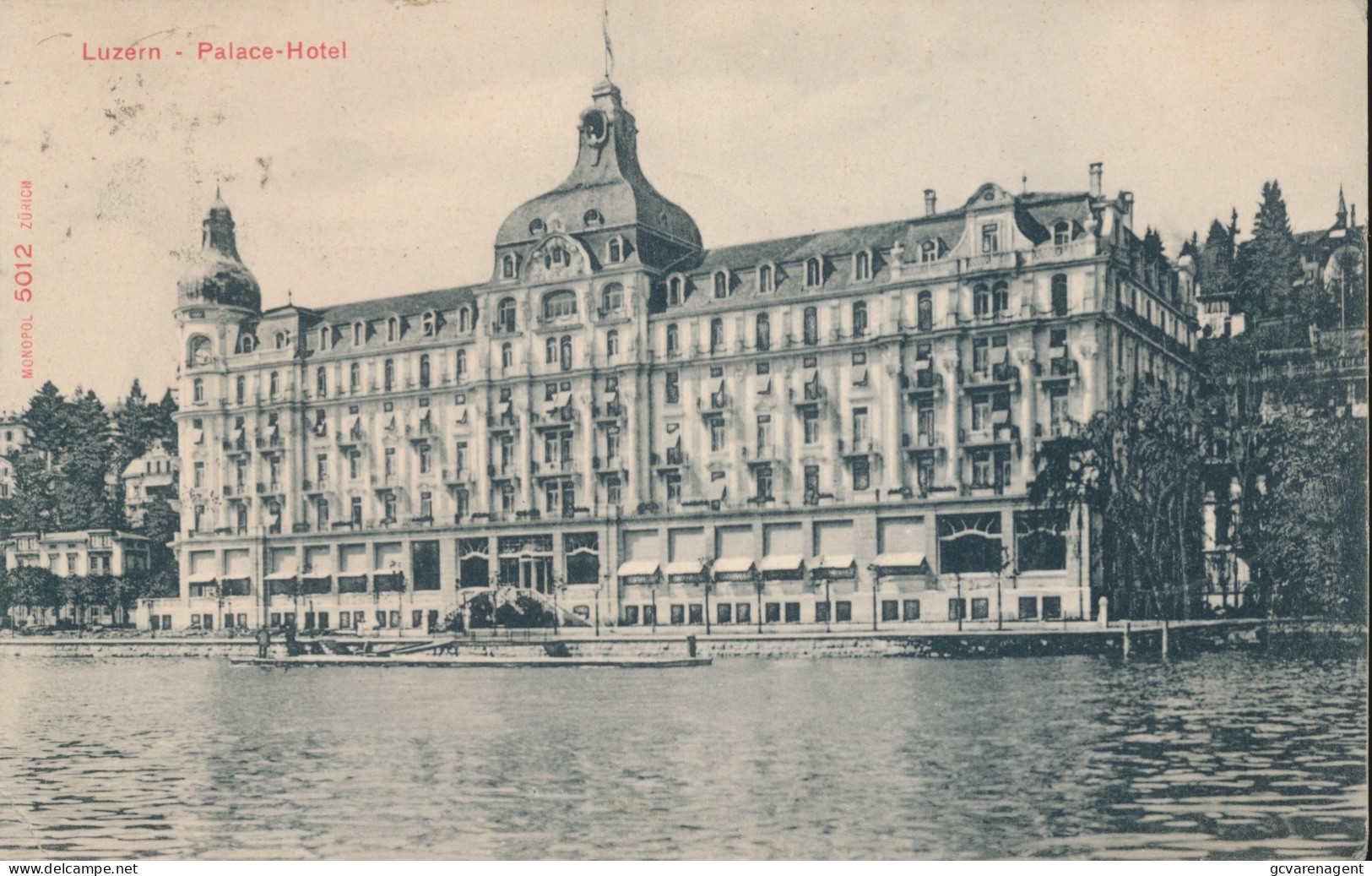 LUZERN      PALACE HOTEL          2 SCANS - Lucerne