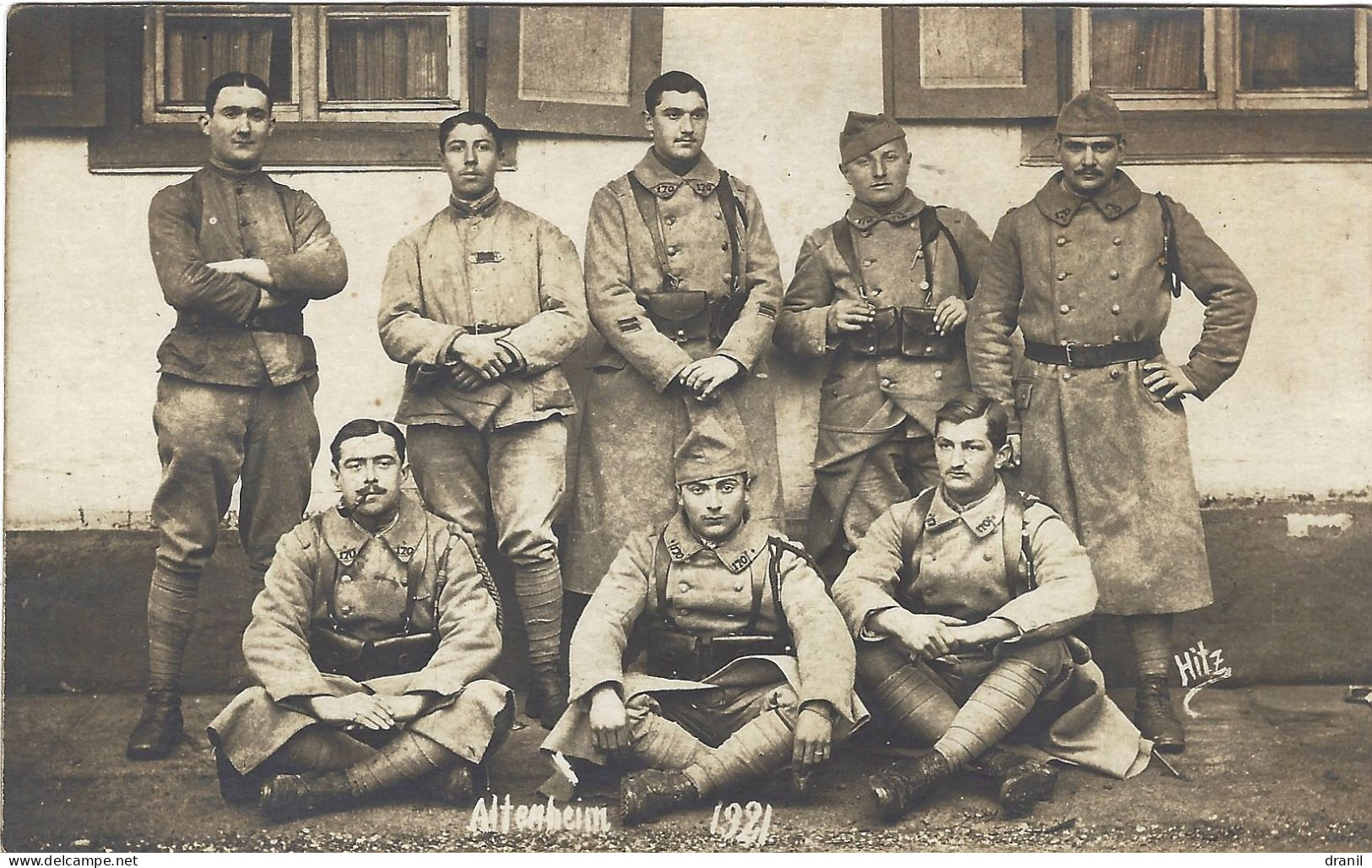 67 - Bas Rhin - Altenheim - Carte Photo Militaire 1921 - 170 Sur Le Col - Altri & Non Classificati