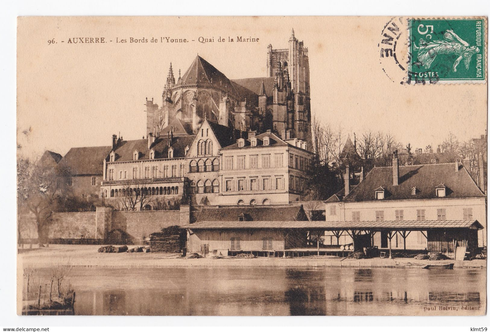 Auxerre - Les Bords De L'Yonne - Quai De La Marine - Auxerre