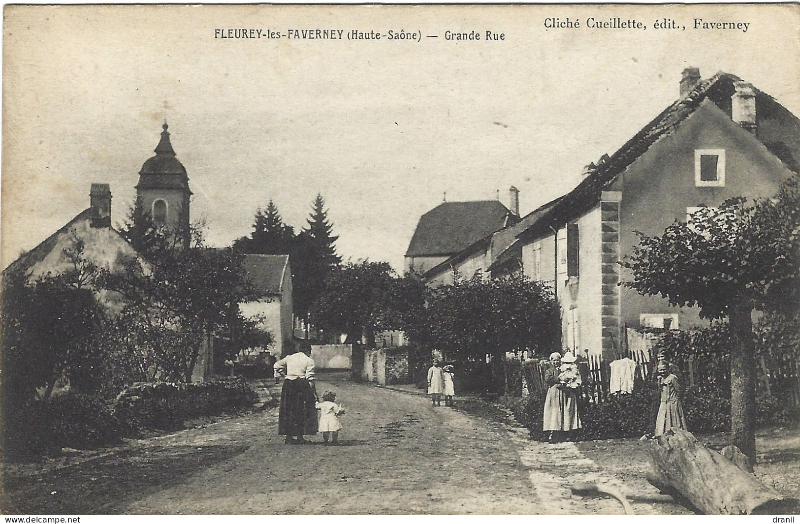 70 - (Haute Saône) - FLEUREY Les FAVERNEY - Grande Rue - Autres & Non Classés