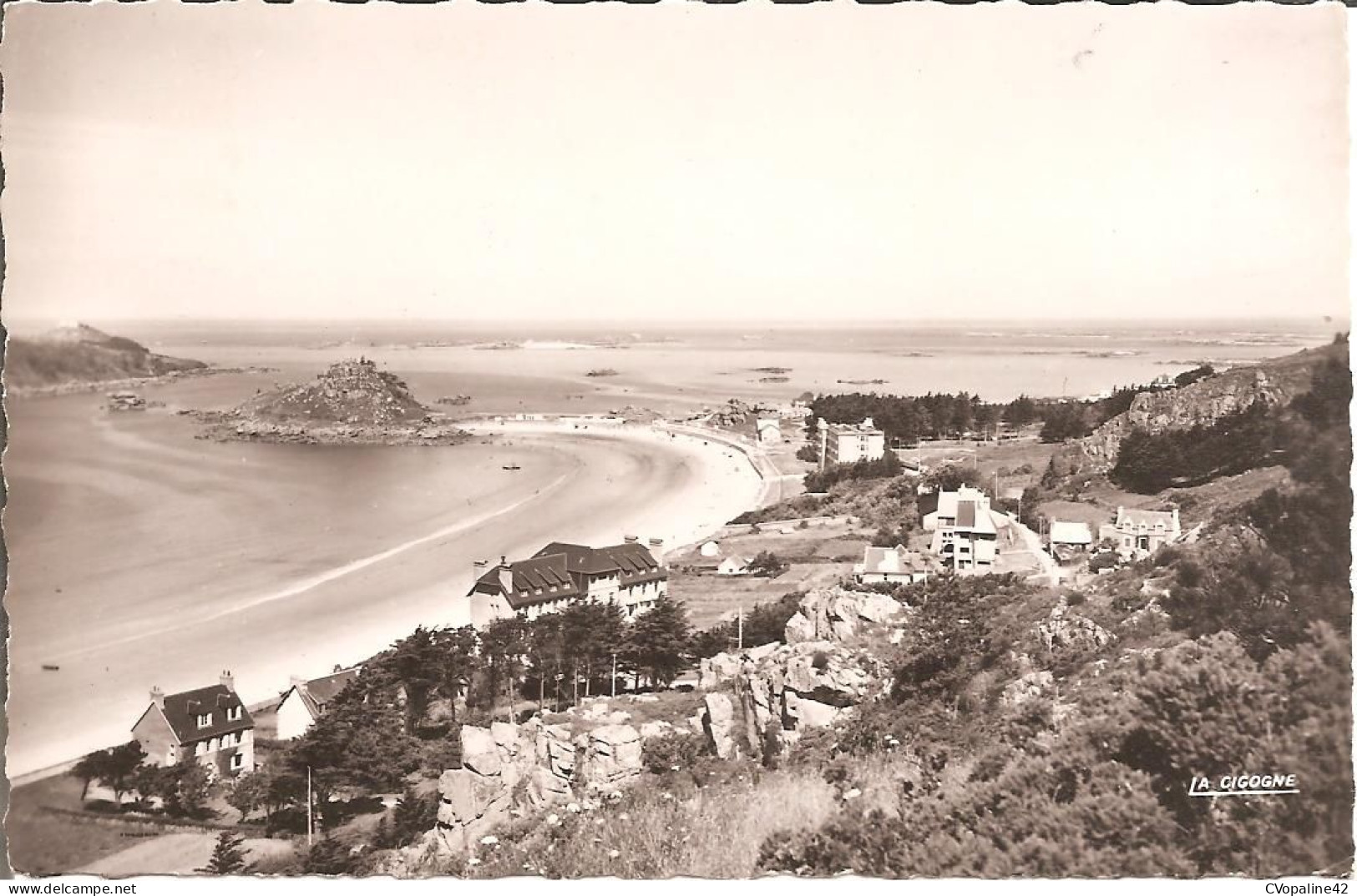 TREBEURDEN (22) La Plage De Tresmeur En 1951  CPSM  PF - Trébeurden