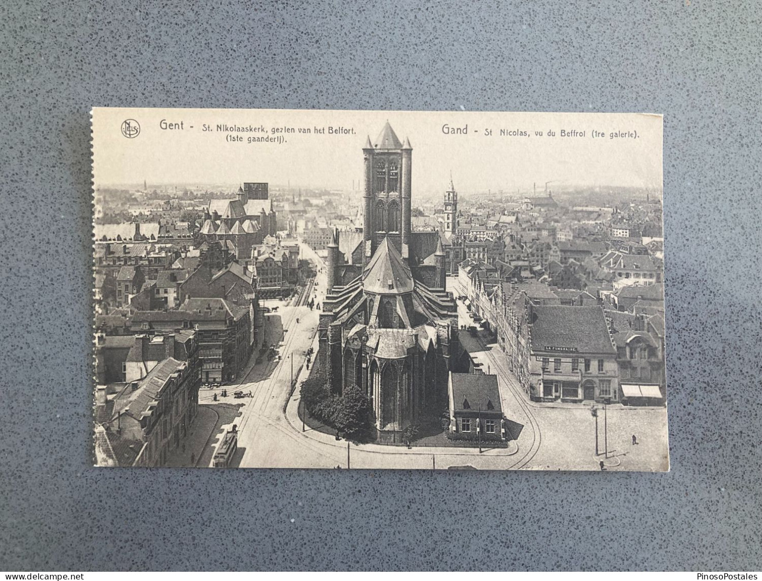 Gand - St Nicolas Vu Du Beffroi Gent - St Nikolaaskerk Gezien Van Het Belfort Carte Postale Postcard - Gent