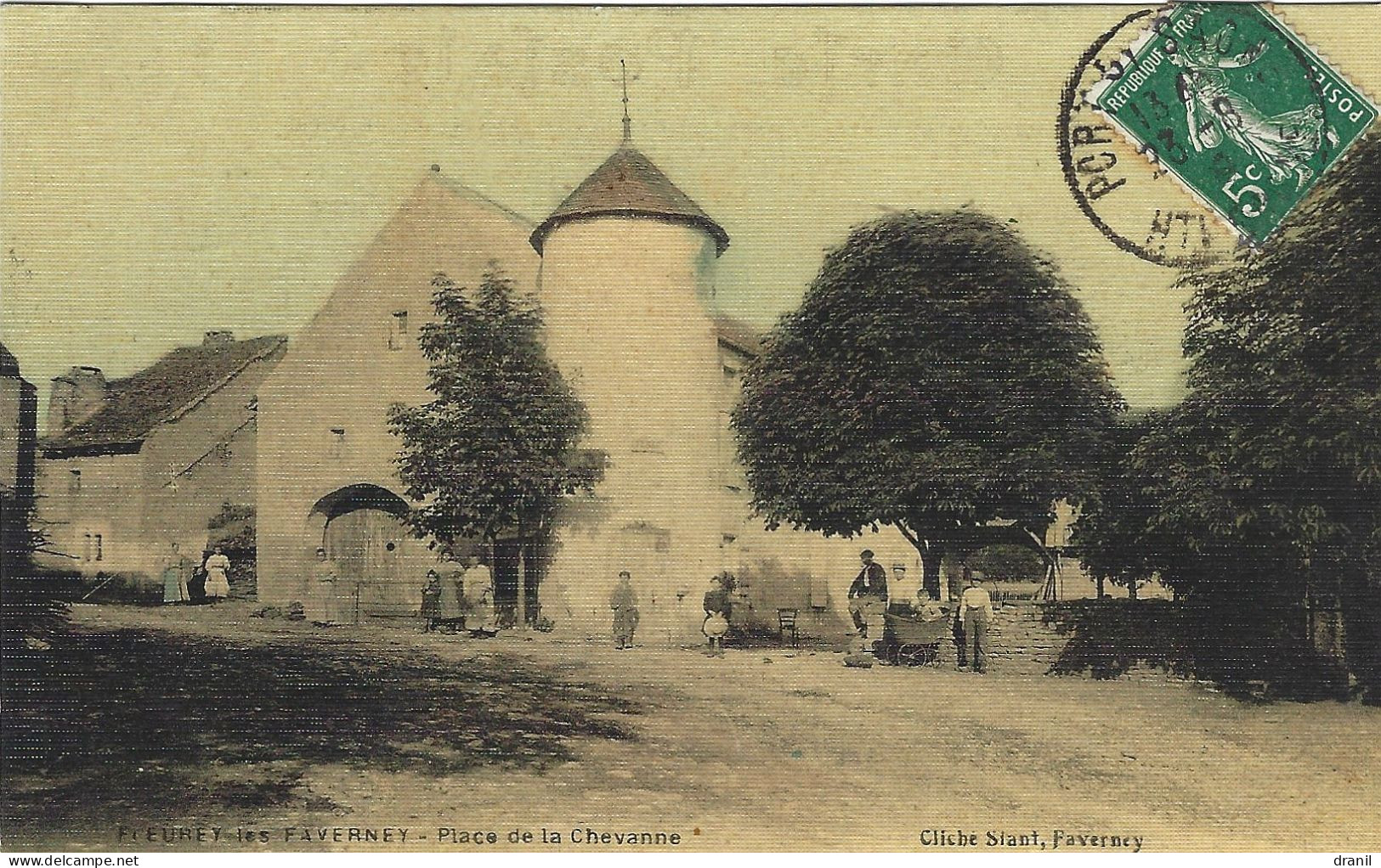 70 - (Haute Saône) - FLEUREY Les FAVERNEY - Place De La Chevanne - Autres & Non Classés