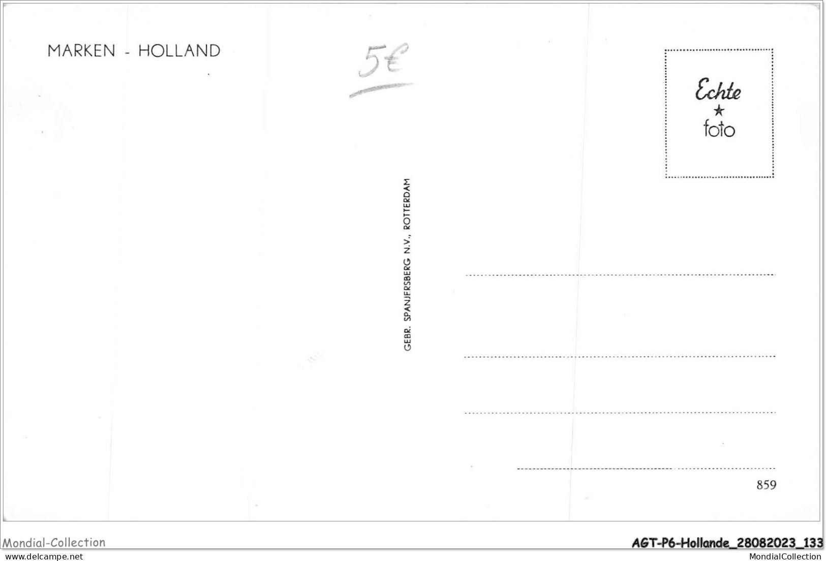 AGTP6-0457-HOLLANDE- MARKEN - HOLLAND  - Marken