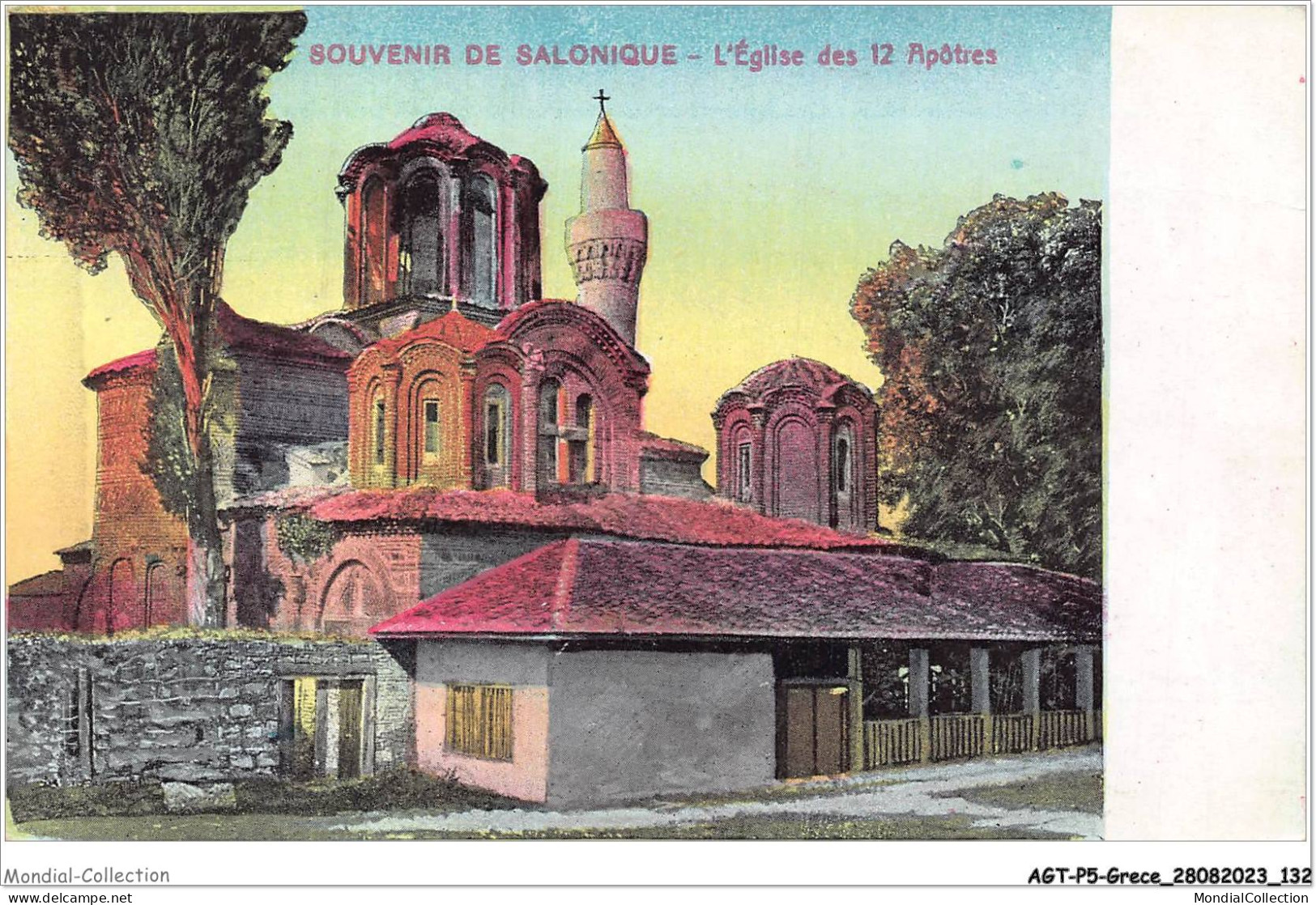 AGTP5-0381-GRECE- SALONIQUE - Souvenir De Salonique - L'église Des 12 Apotres  - Griechenland