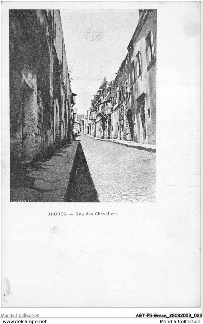 AGTP5-0326-GRECE- RHODES - Rue Des Chevaliers  - Griechenland