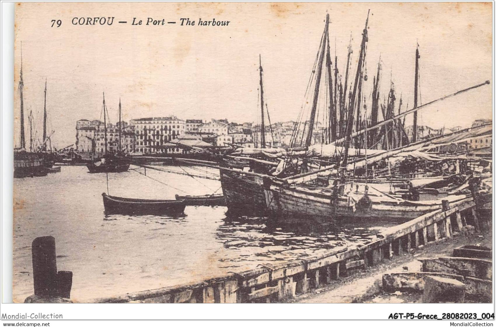 AGTP5-0317-GRECE- CORFOU - Le Port - The Harbour - Grèce