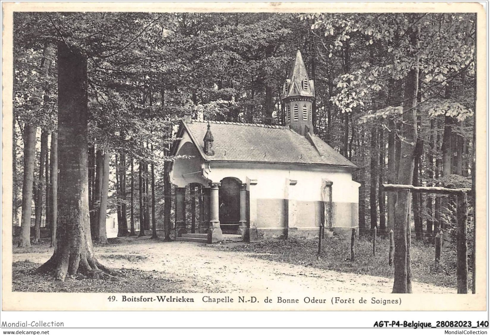 AGTP4-0301-BELGIQUE - BRUXELLES - BOITSFORT-WELRIEKEN Chapelle N.D De Bonne Odeur - Foret Des Soignes  - Forêts, Parcs, Jardins