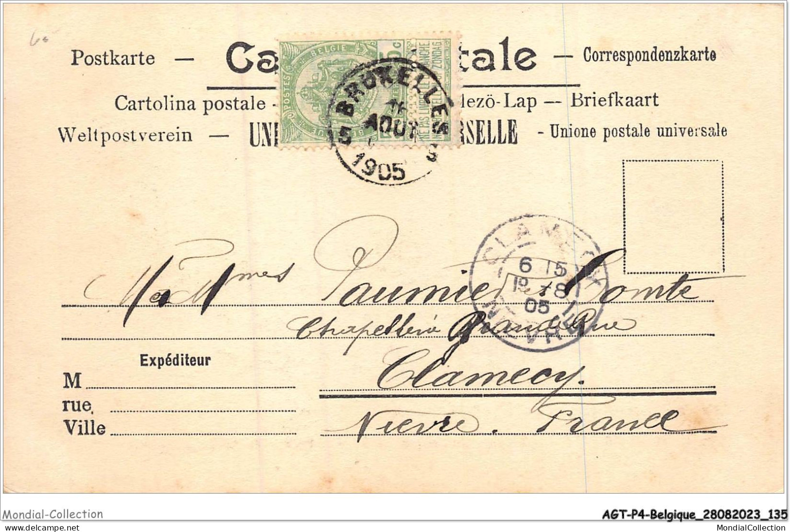 AGTP4-0298-BELGIQUE - BRUXELLES - Cortège Historique 1905 - Groupe De La Citée Délivrée  - Festivals, Events