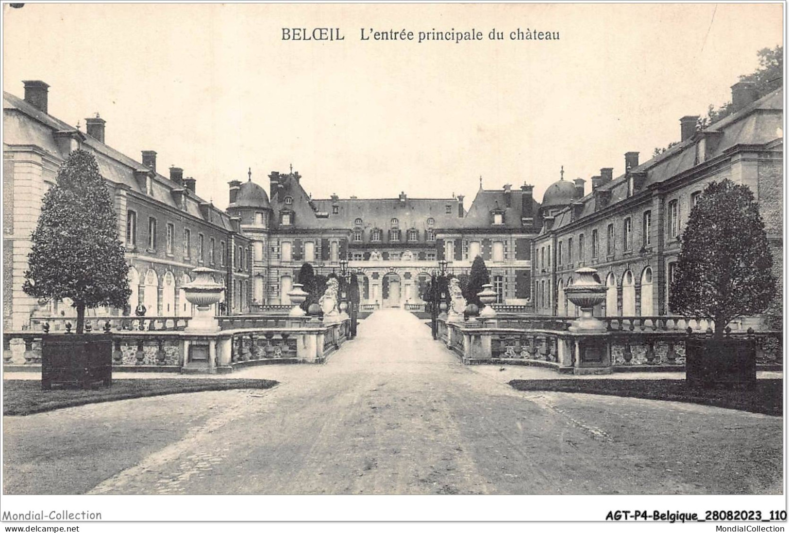 AGTP4-0286-BELGIQUE - BELOEIL - L'entrée Principale Du Chateau  - Beloeil