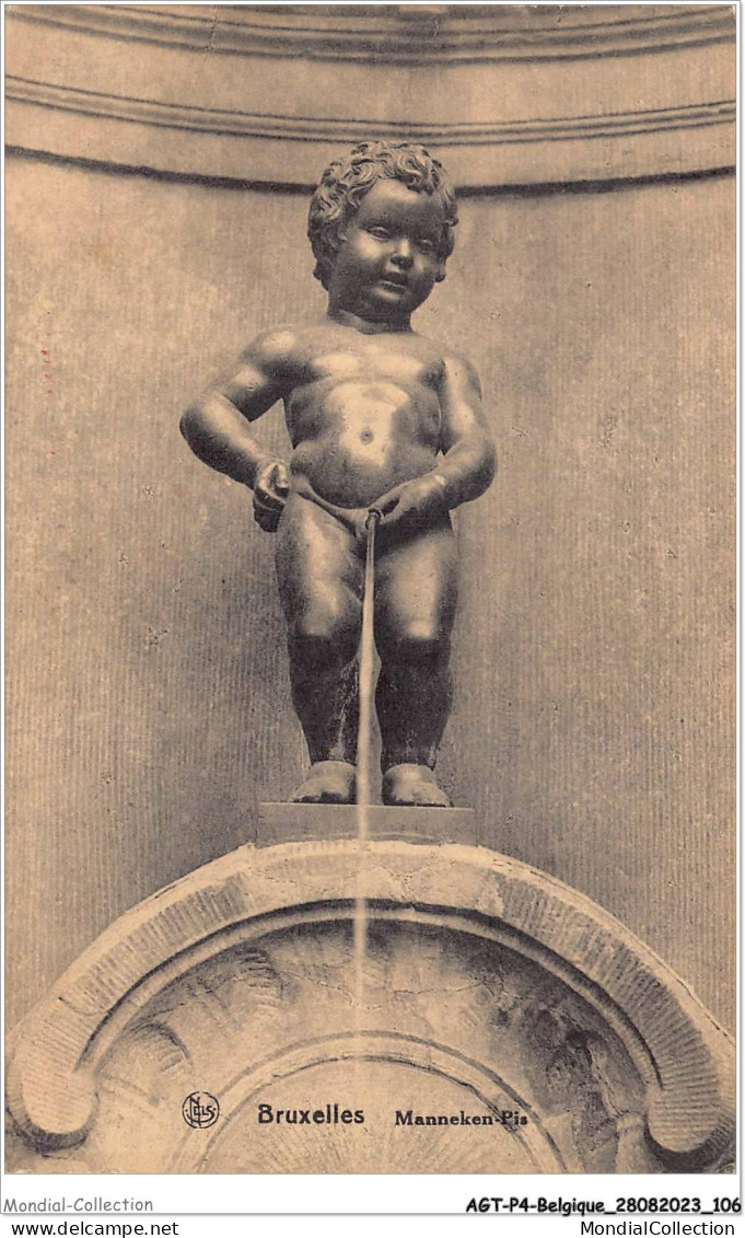 AGTP4-0284-BELGIQUE - BRUXELLES - Manneken-pis - Bauwerke, Gebäude