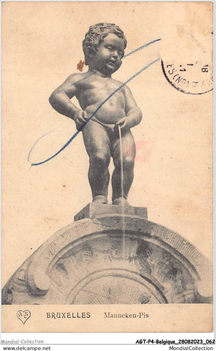 AGTP4-0262-BELGIQUE - BRUXELLES - Manneken-pis - Bauwerke, Gebäude