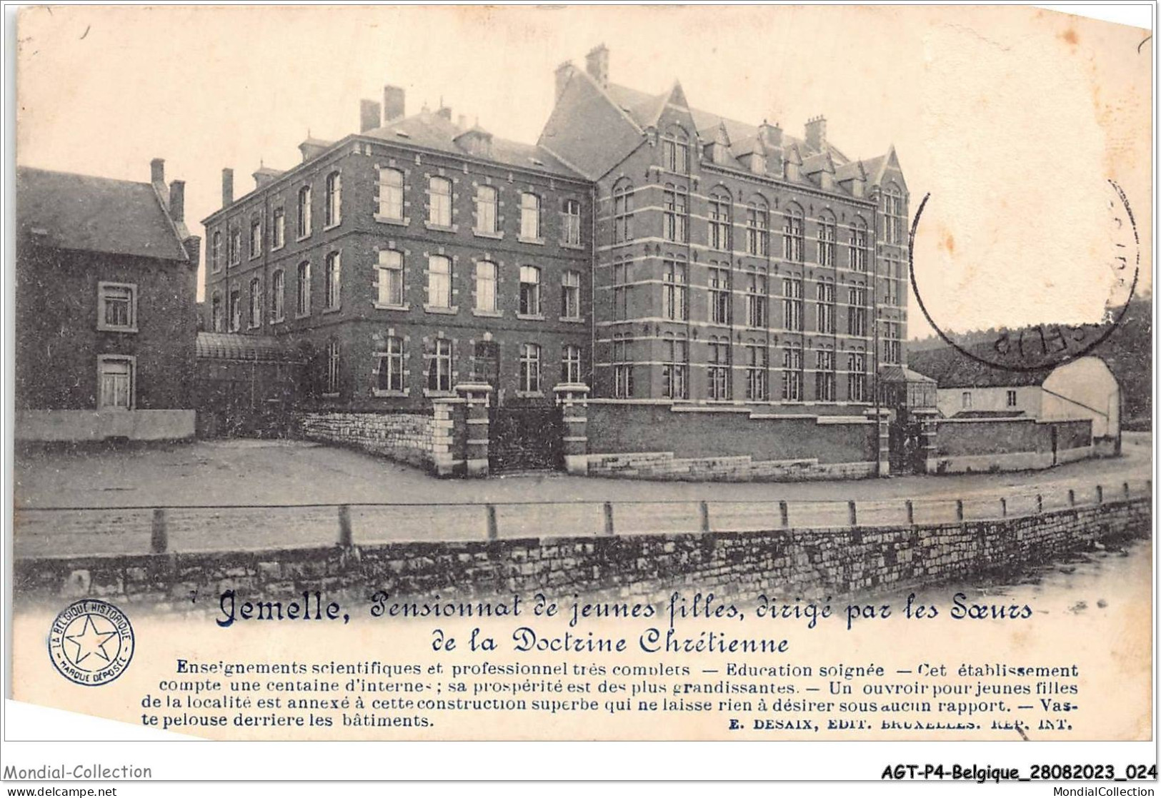 AGTP4-0243-BELGIQUE - ROCHEFORT - JEMELLE - Pensionnat De Jeunes Filles, Dirigé Par Les Soeurs De La Doctrine Chrétienne - Rochefort