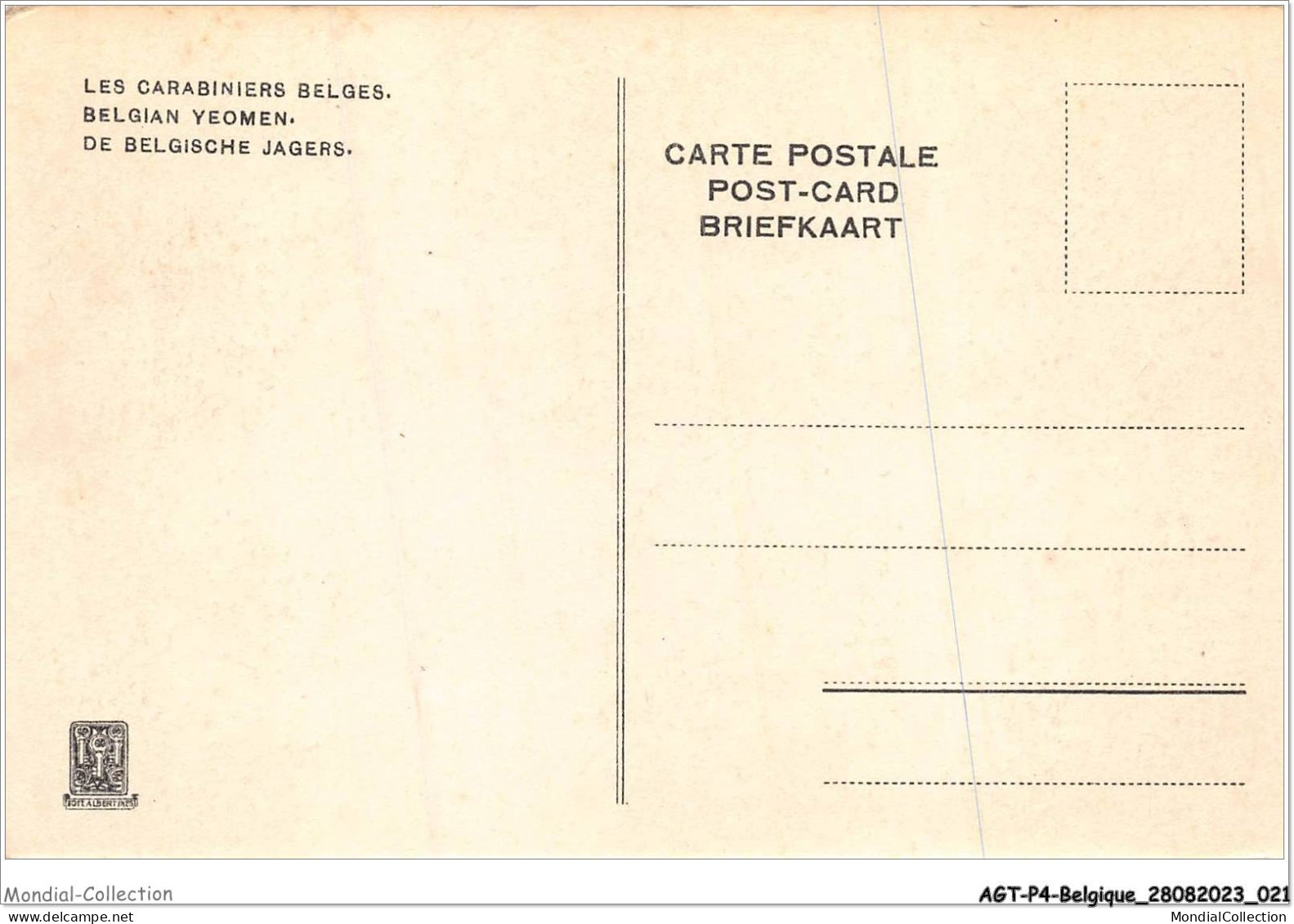 AGTP4-0241-BELGIQUE - BRUXELLES - Les Carabiniers Belges  - Aeroporto Bruxelles