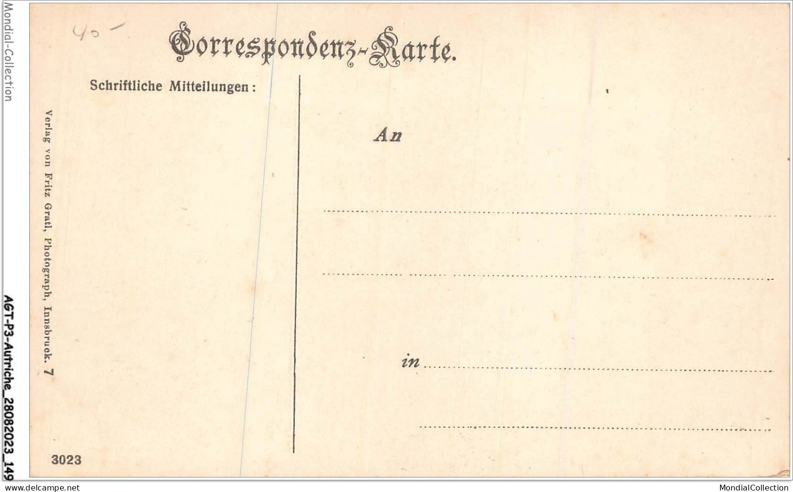 AGTP3-0221-AUTRICHE - INNSBRUCK - Maria Theresienstrasse  - Innsbruck