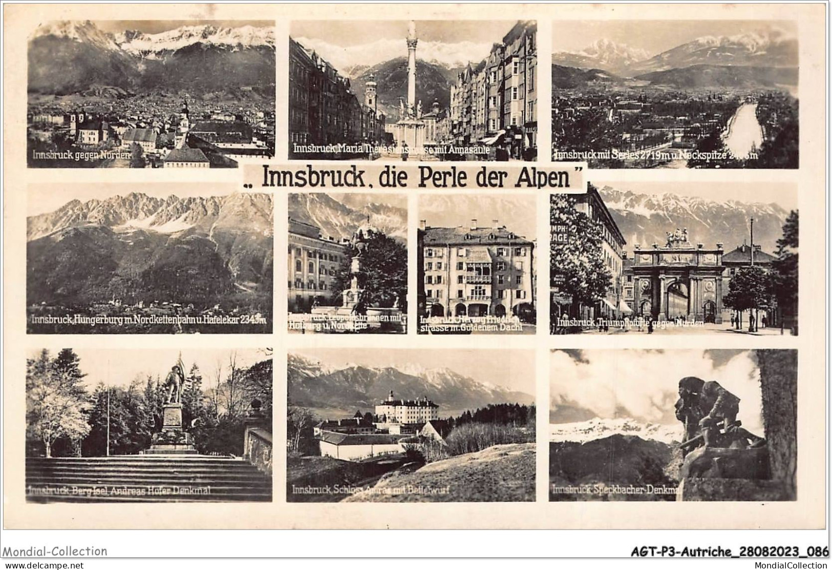AGTP3-0189-AUTRICHE - INNSBRUCK - Die Perle Der Alpen  - Innsbruck