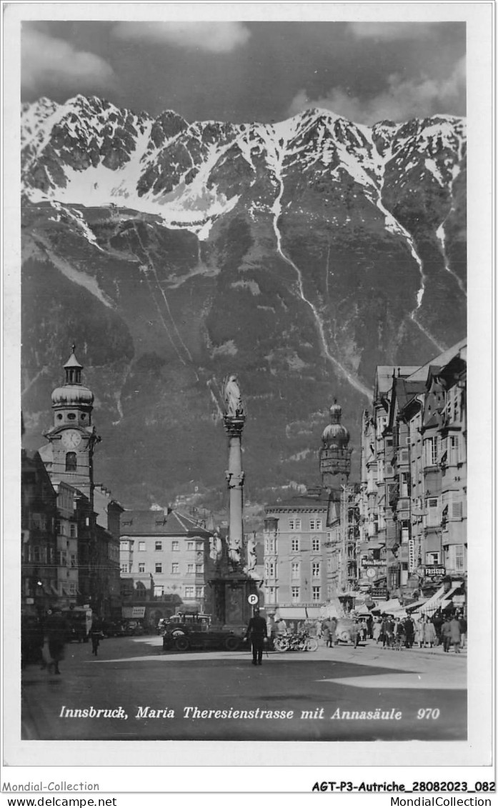 AGTP3-0187-AUTRICHE - INNSBRUCK - Maria Theresienstrabe Mit Annasaule  - Innsbruck