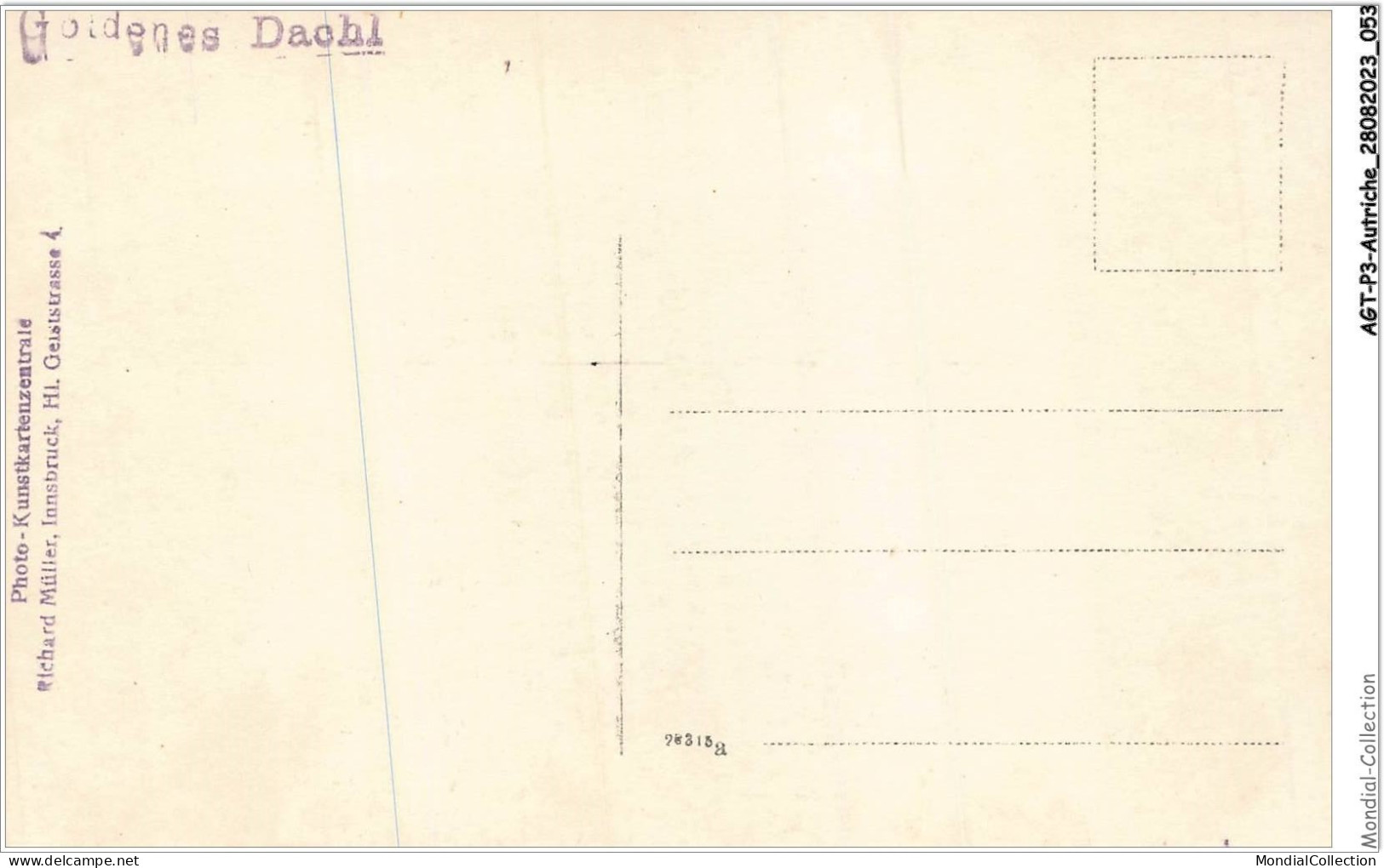 AGTP3-0172 -  ANGLETERRE - INNSBRUCK - Goidenes Dachl - Innsbruck