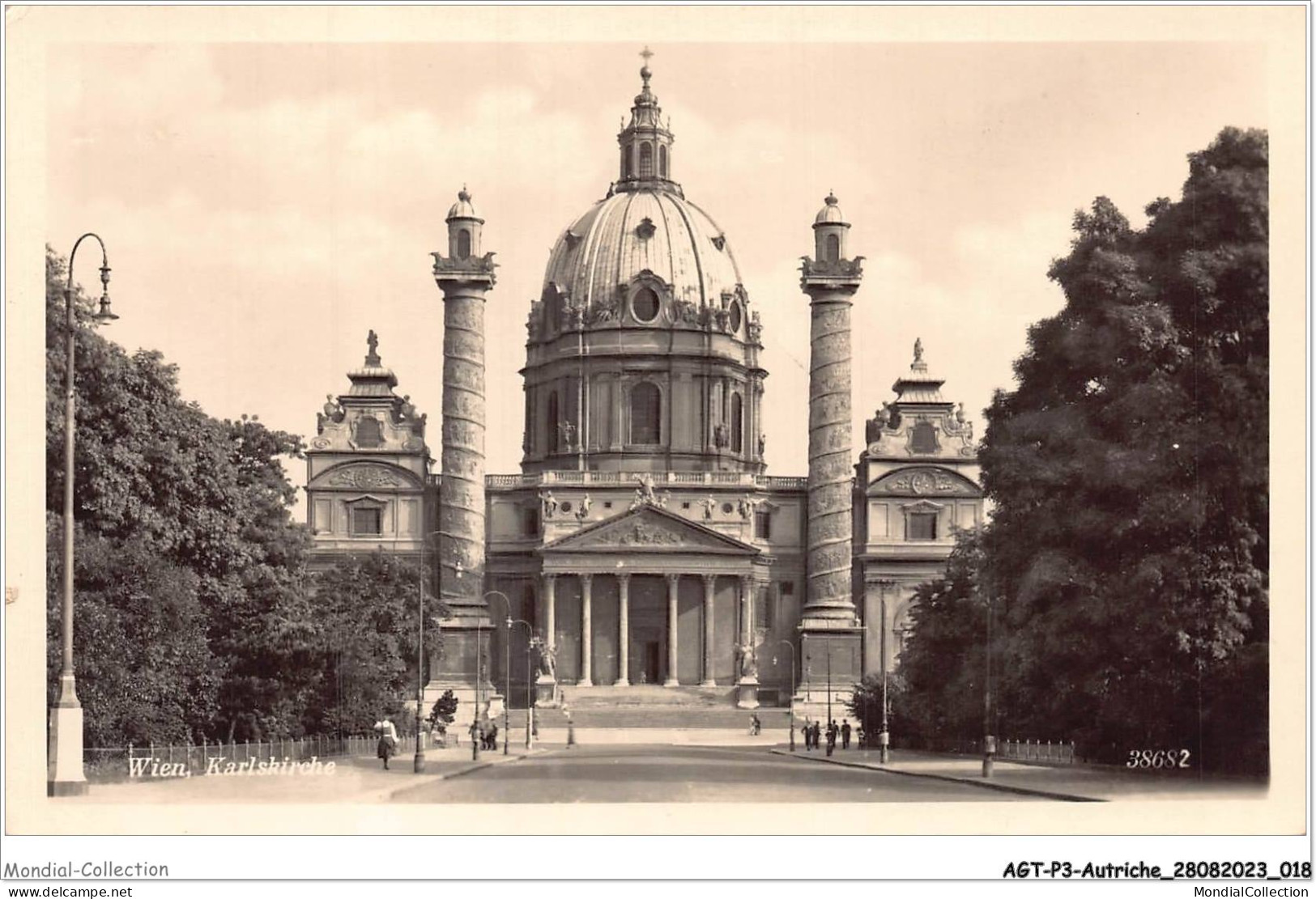 AGTP3-0155-AUTRICHE - WIEN - Karlskirche  - Musea