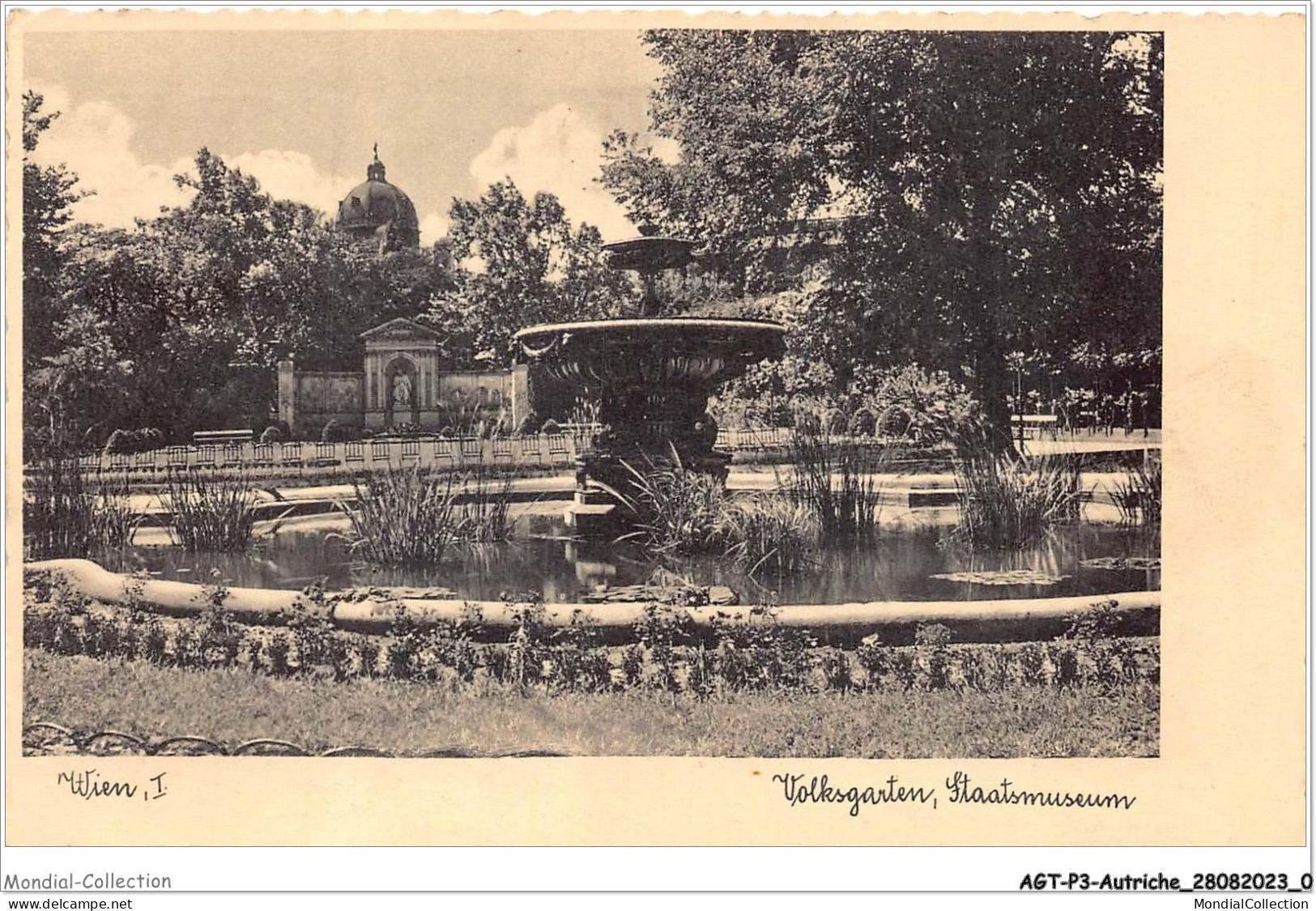 AGTP3-0146-AUTRICHE - WIEN - Volksgarten  - Museen
